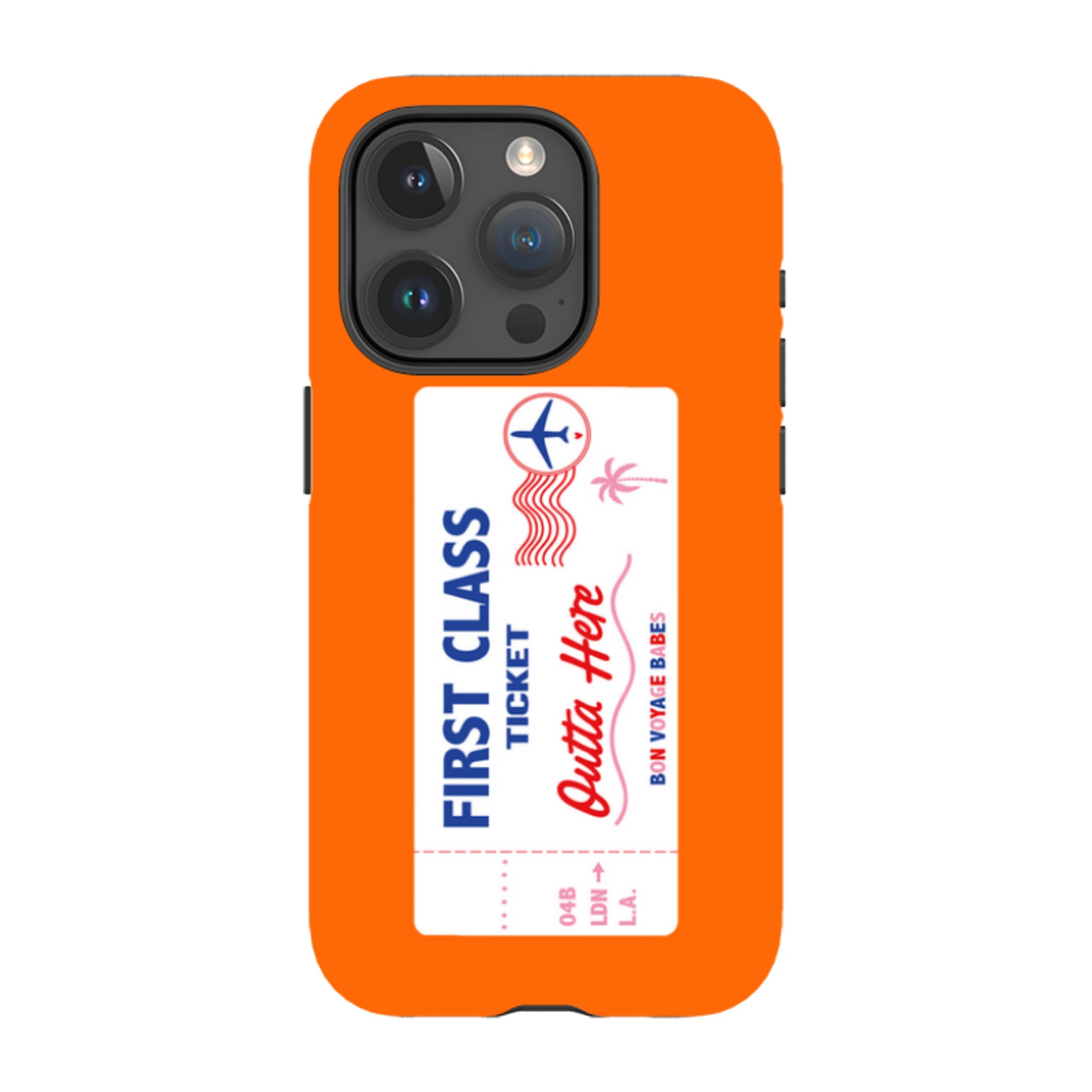 iPhone Tough Case - First Class Orange