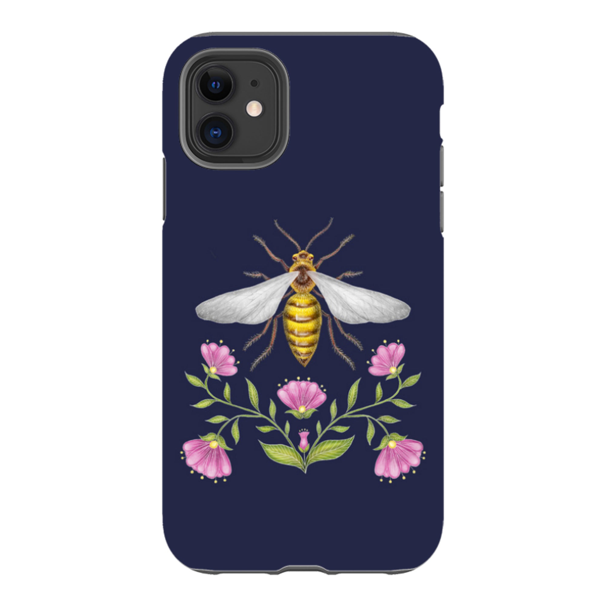 iPhone Tough Case - Wings Of Freedom Navy By Catherine Rowe
