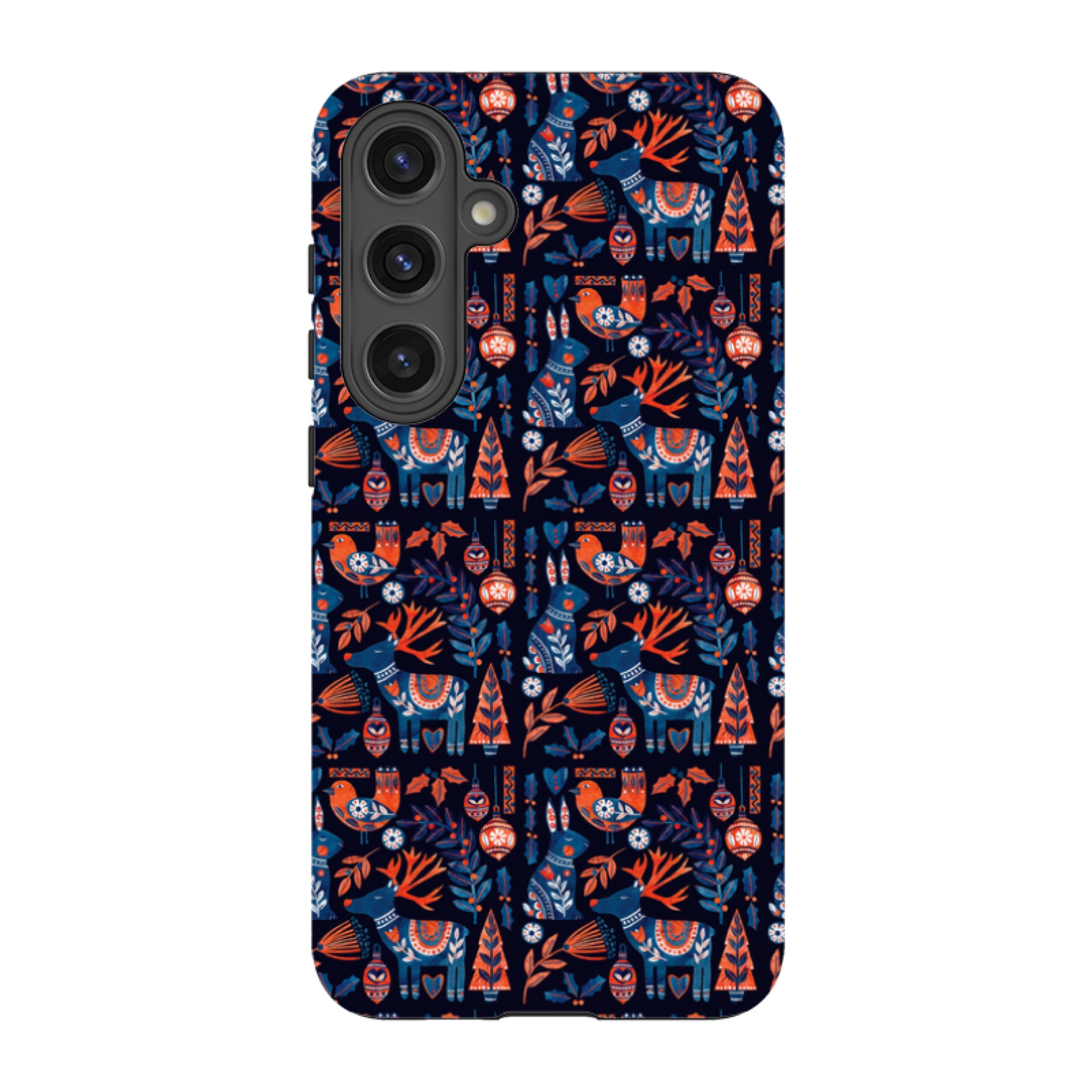 Samsung Tough Case - Scandi Animals Dark By Tracey English