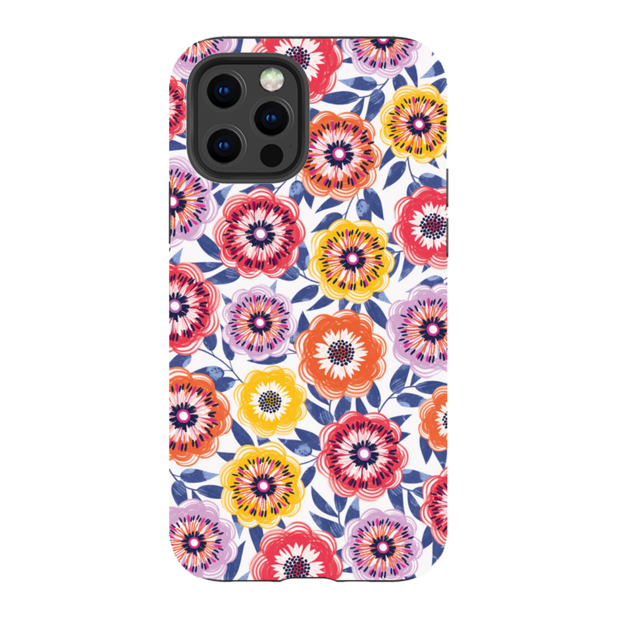 iPhone Tough Case - Bright Blooms I By Ali Brookes