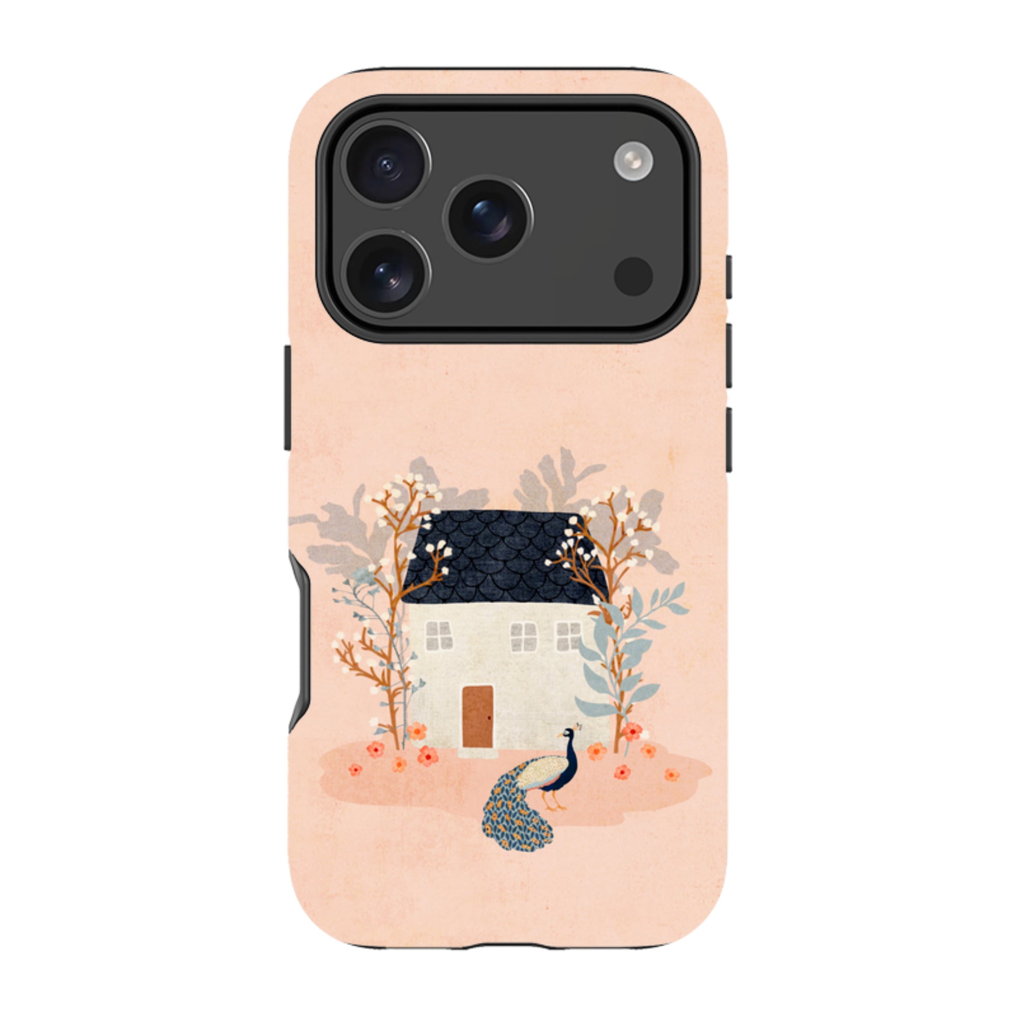 iPhone MagSafe Tough Case - Home Pink By Katherine Quinn