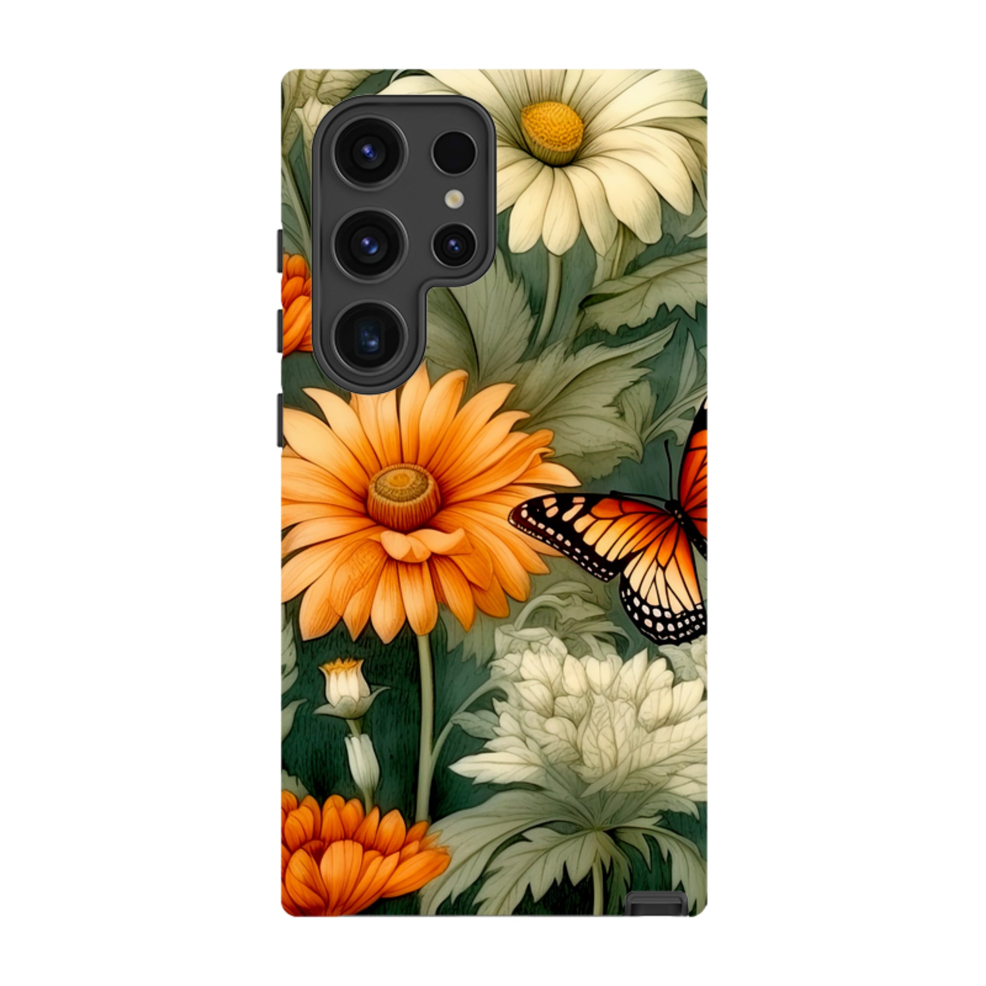 Samsung Tough Case - Butterfly Daisies IV