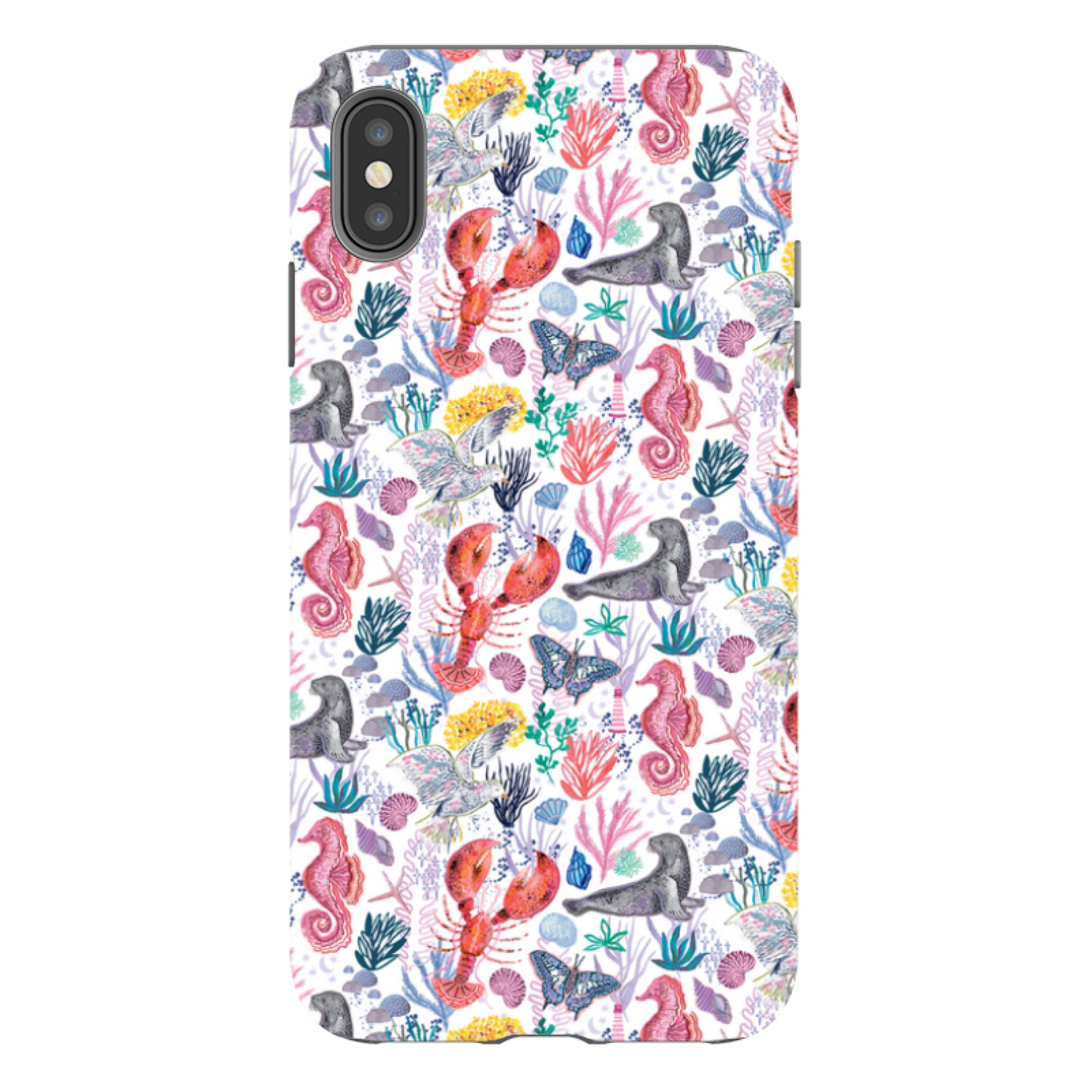 iPhone Case - Coastline Pattern-B By Emma Frances Grant