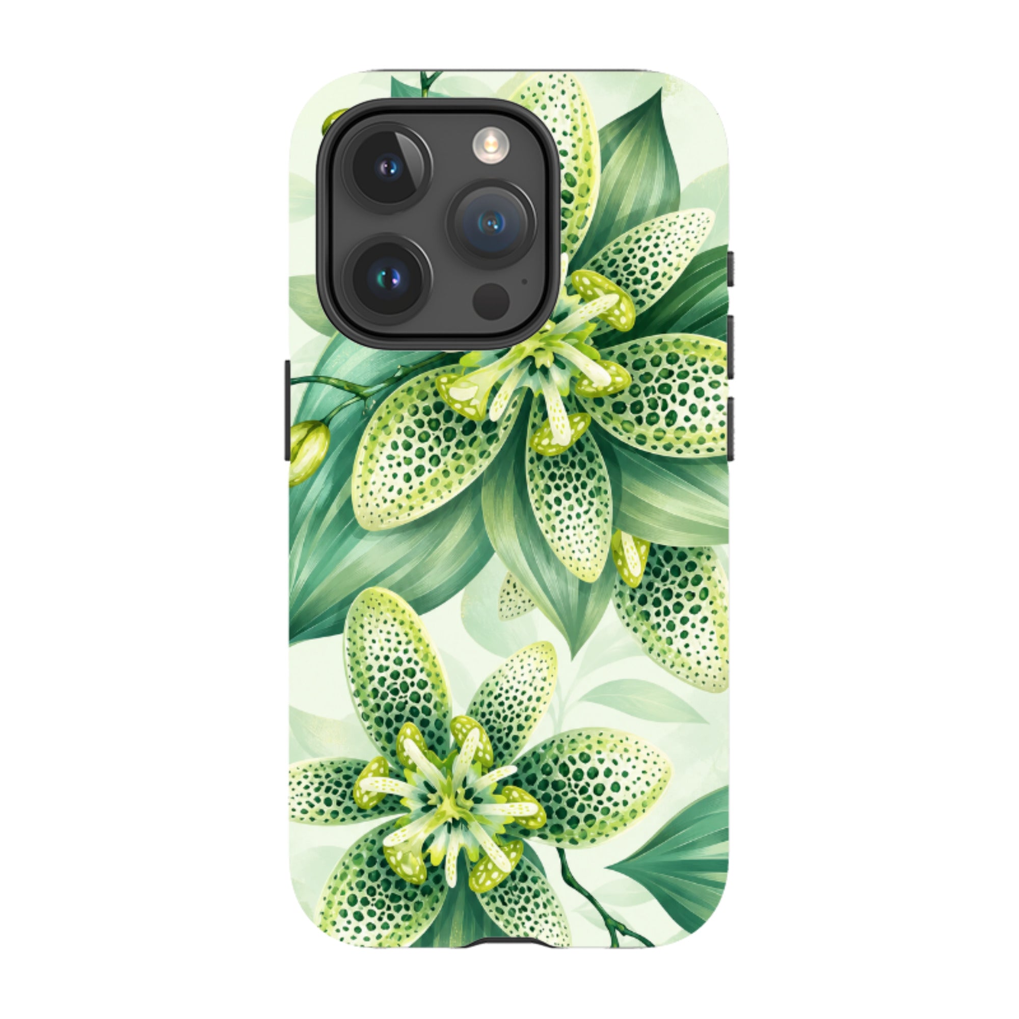 iPhone MagSafe Tough Case - Sage Green Lily