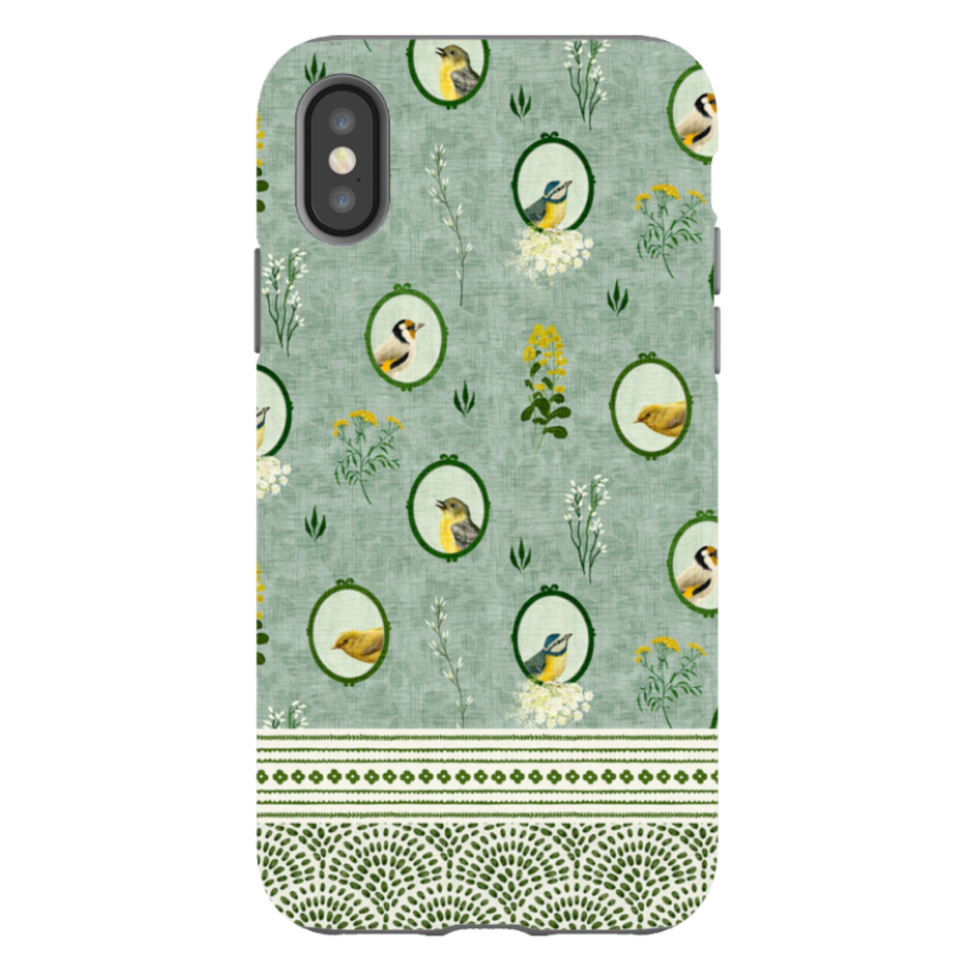 iPhone Tough Case - Song Bird Frames 2 By Katherine Quinn