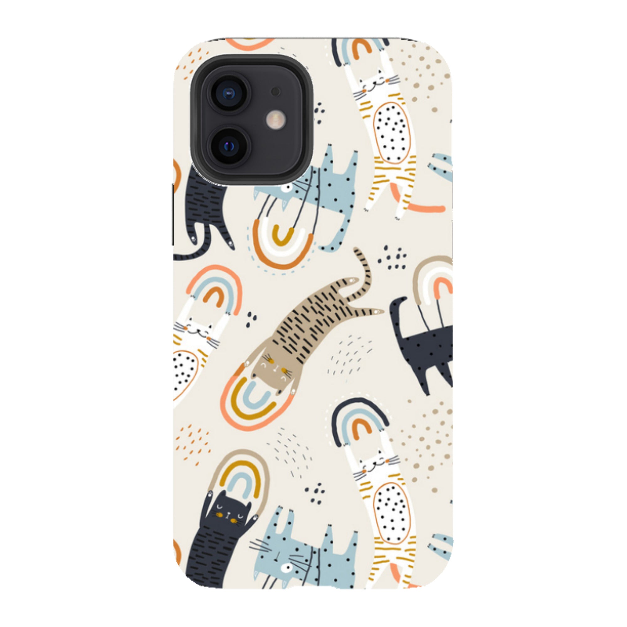 iPhone Tough Case - Rainbow Cats