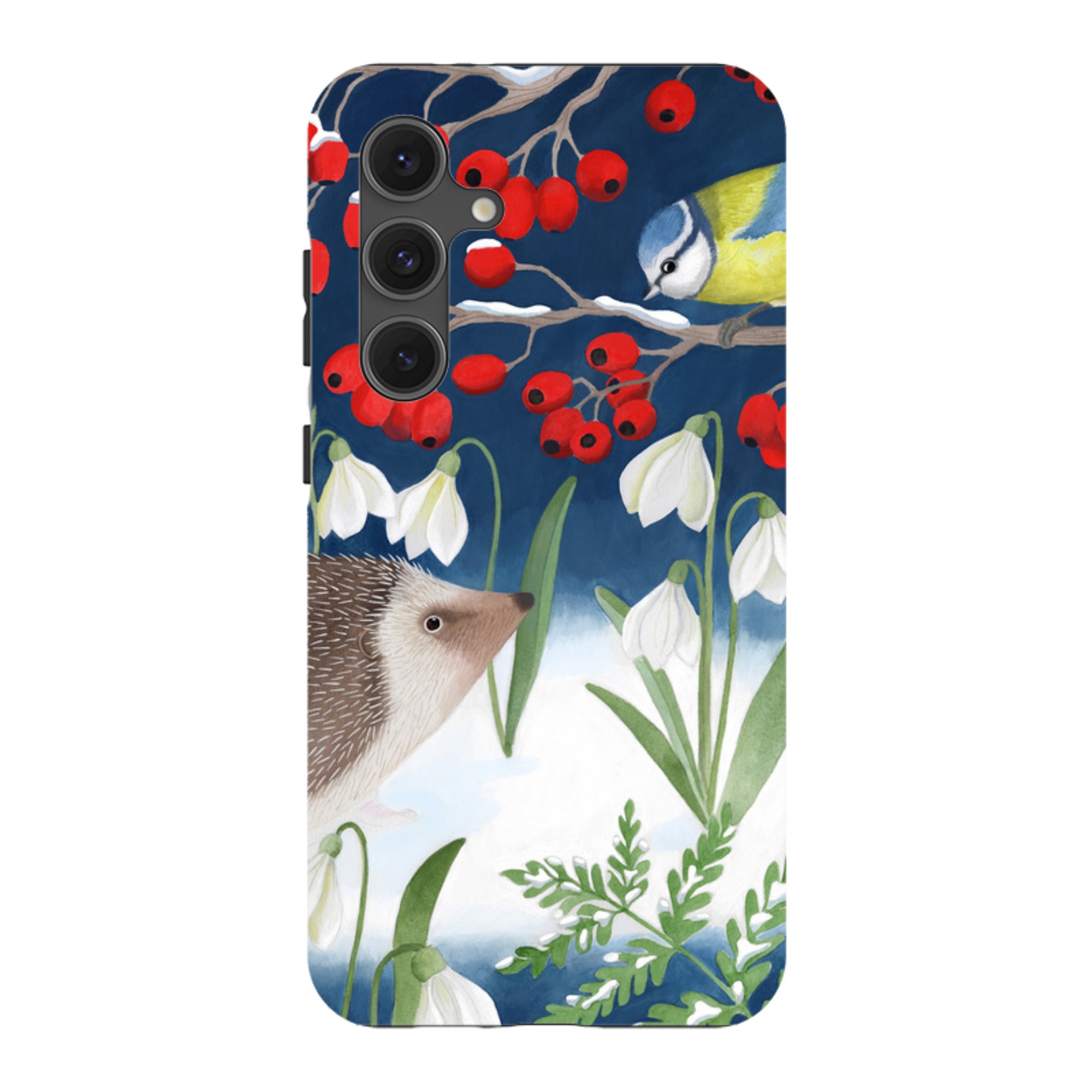Samsung Tough Case - Blue Tit And Hedgehog By Bex Parkin