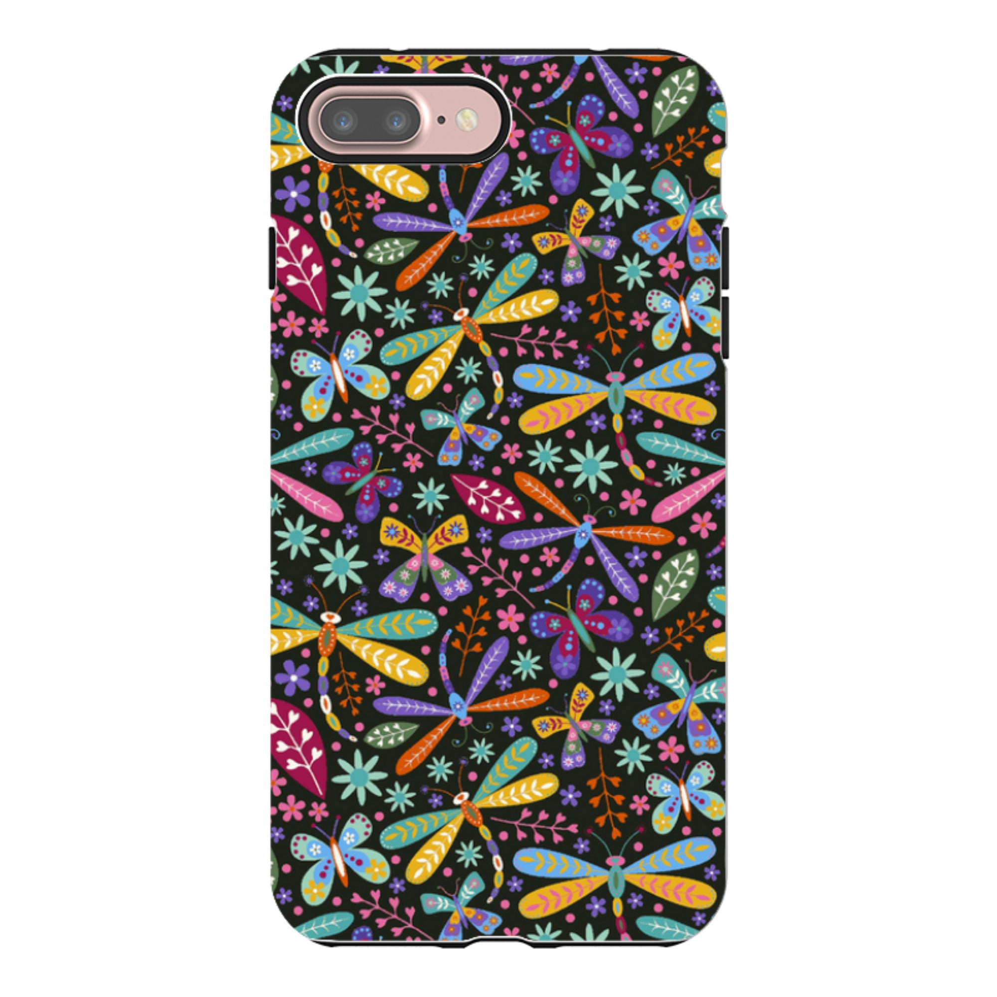 iPhone Tough Case - Dragonflies Multi By Suzy Taylor