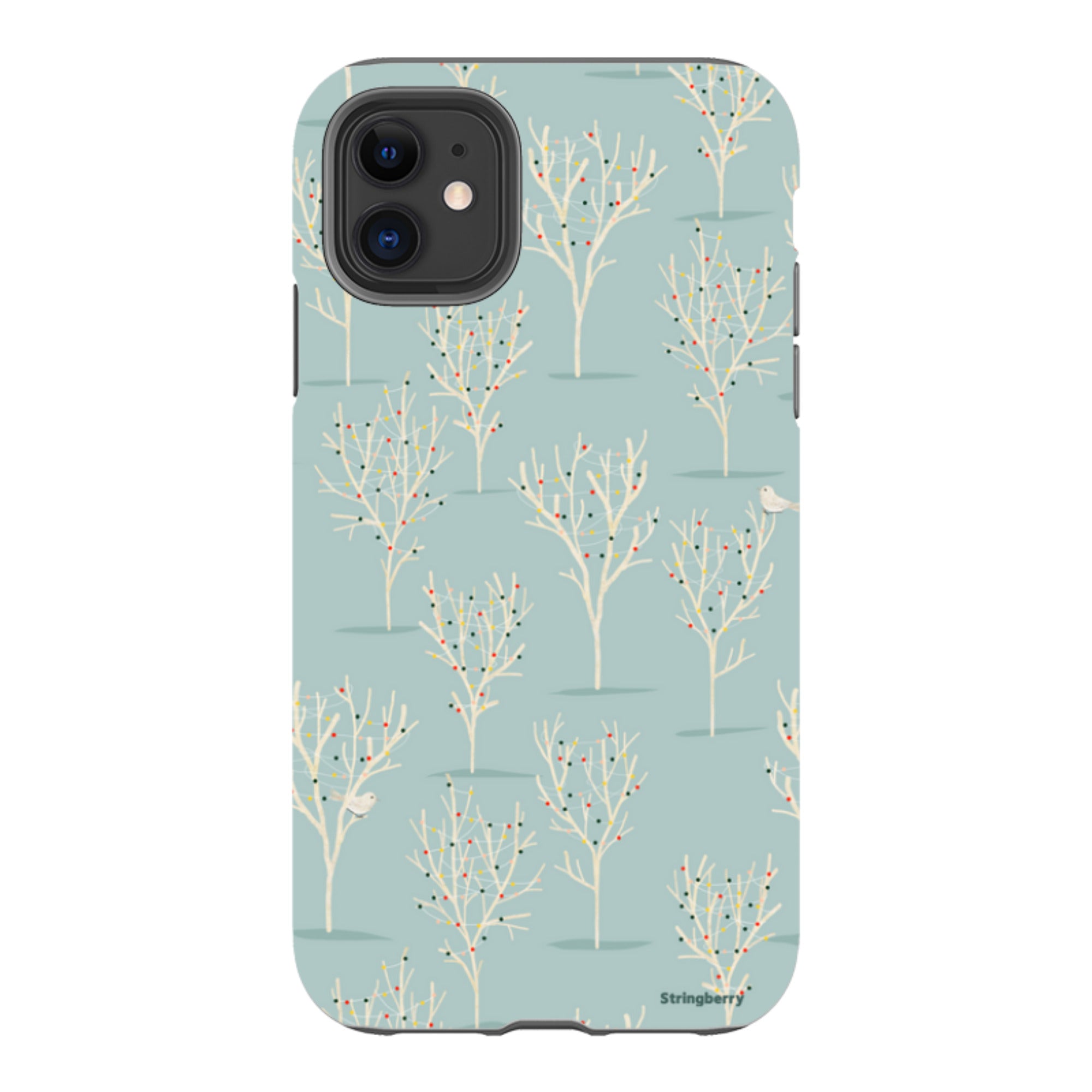 iPhone Tough Case - Winter Forest By Katherine Quinn