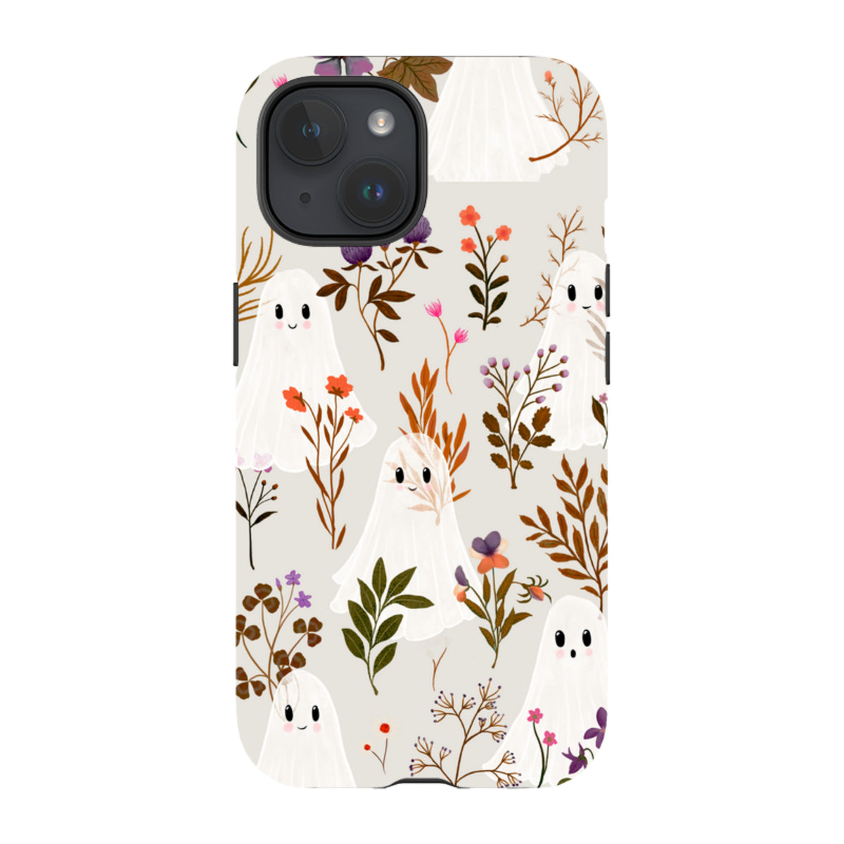iPhone Tough Case - Ghost in the Garden - Stone By Katherine Quinn