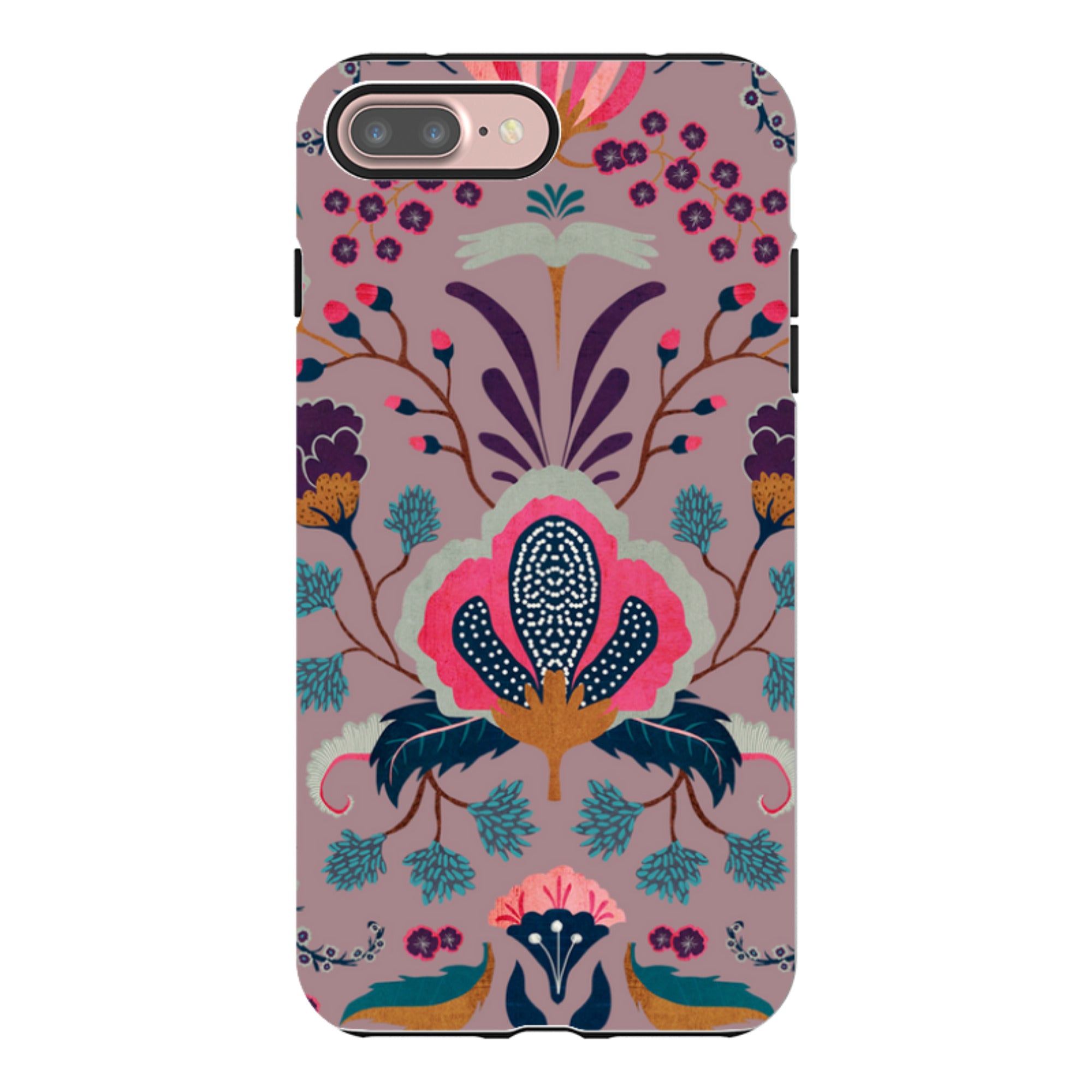iPhone Tough Case - Folk Floral III By Katherine Quinn