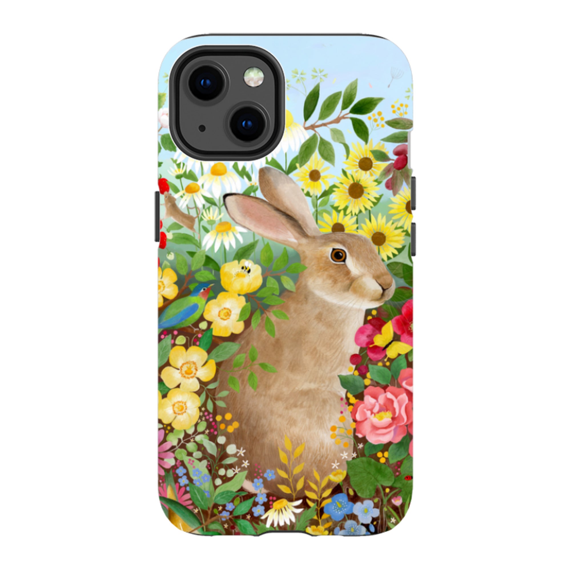 iPhone Tough Case - Rabbit Garden By Bex Parkin