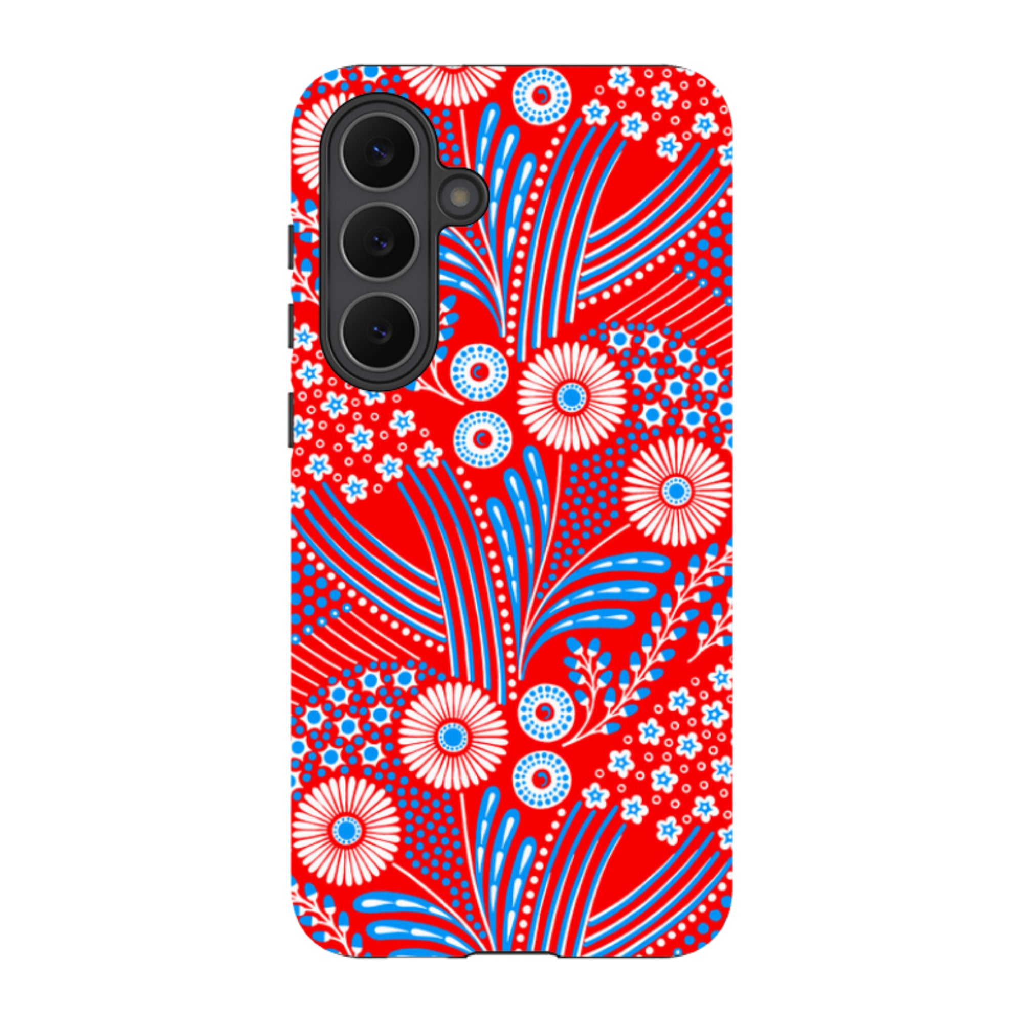 Samsung Tough Case - Red Bouquet By Cressida Bell