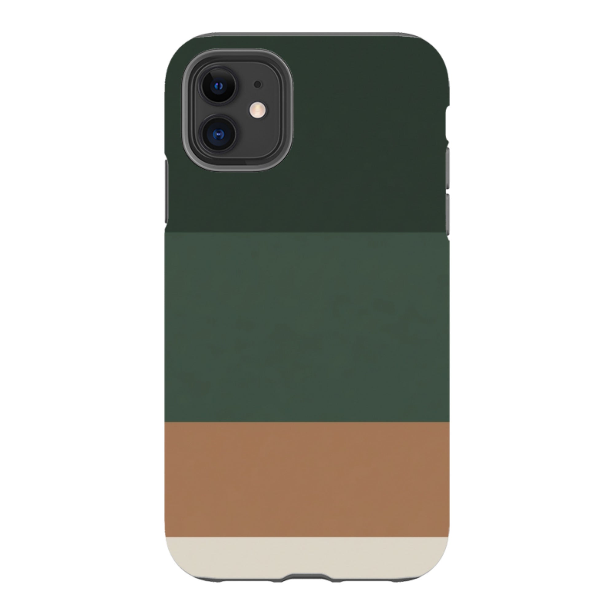 iPhone Tough Case - Terracotta and Green Gradient