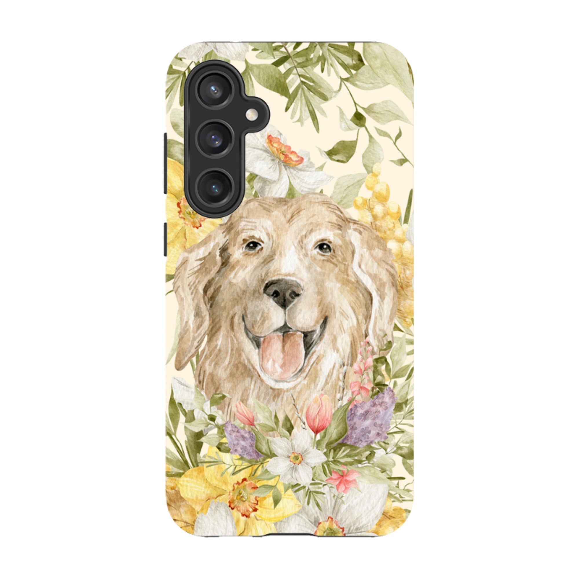 Samsung Tough Case - Floral Dog