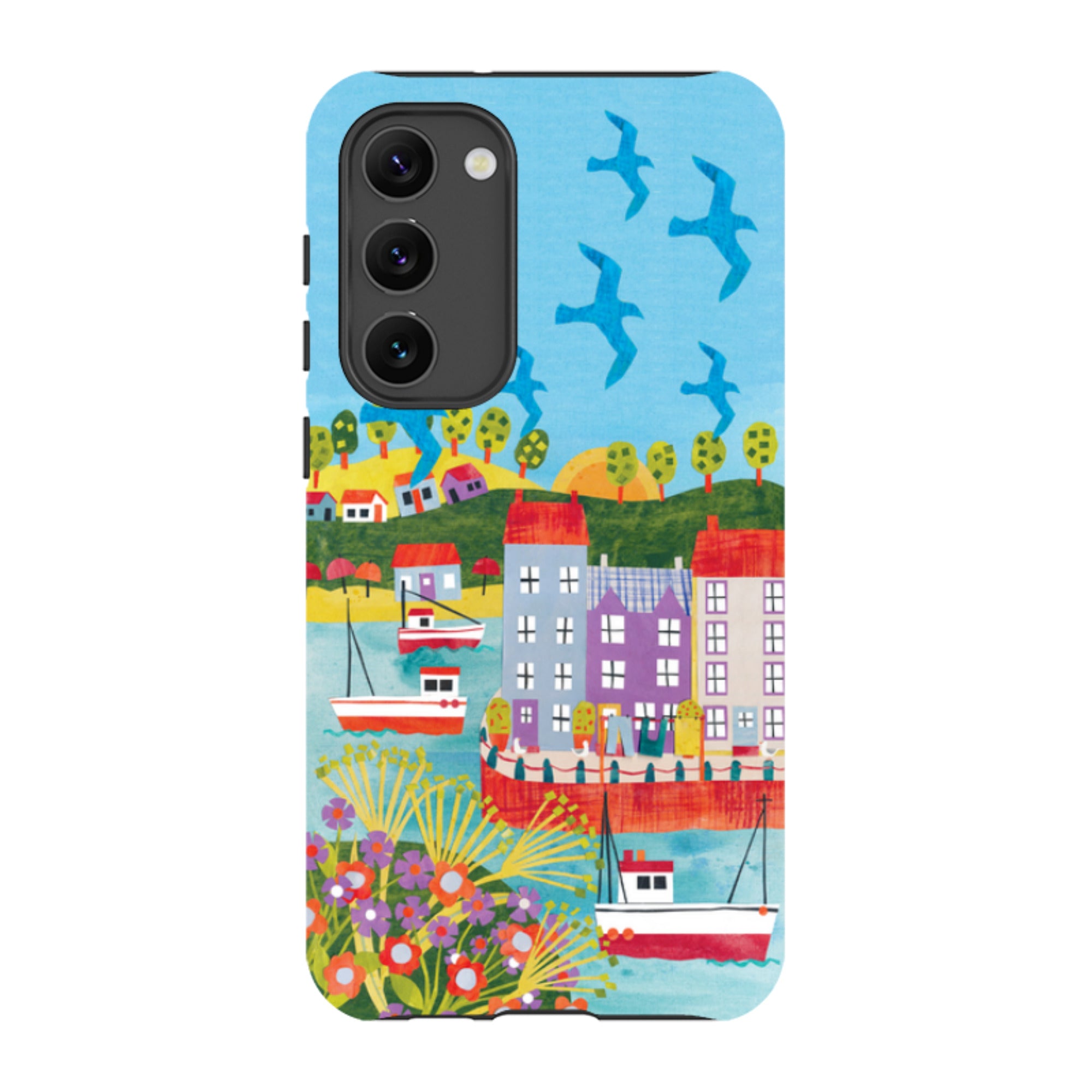 Samsung Tough  Case - Harbour Side By Tracey English