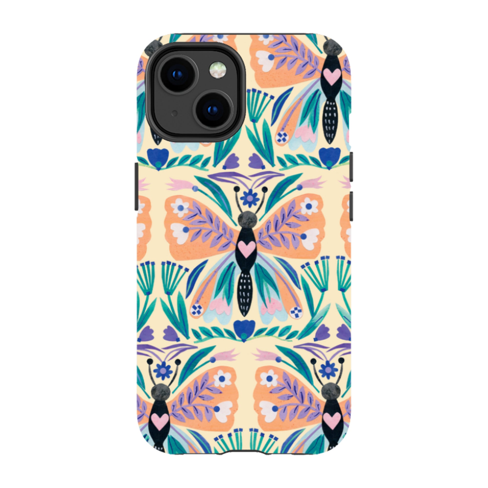 iPhone Tough Case - All Over Butterfly By Tracey English
