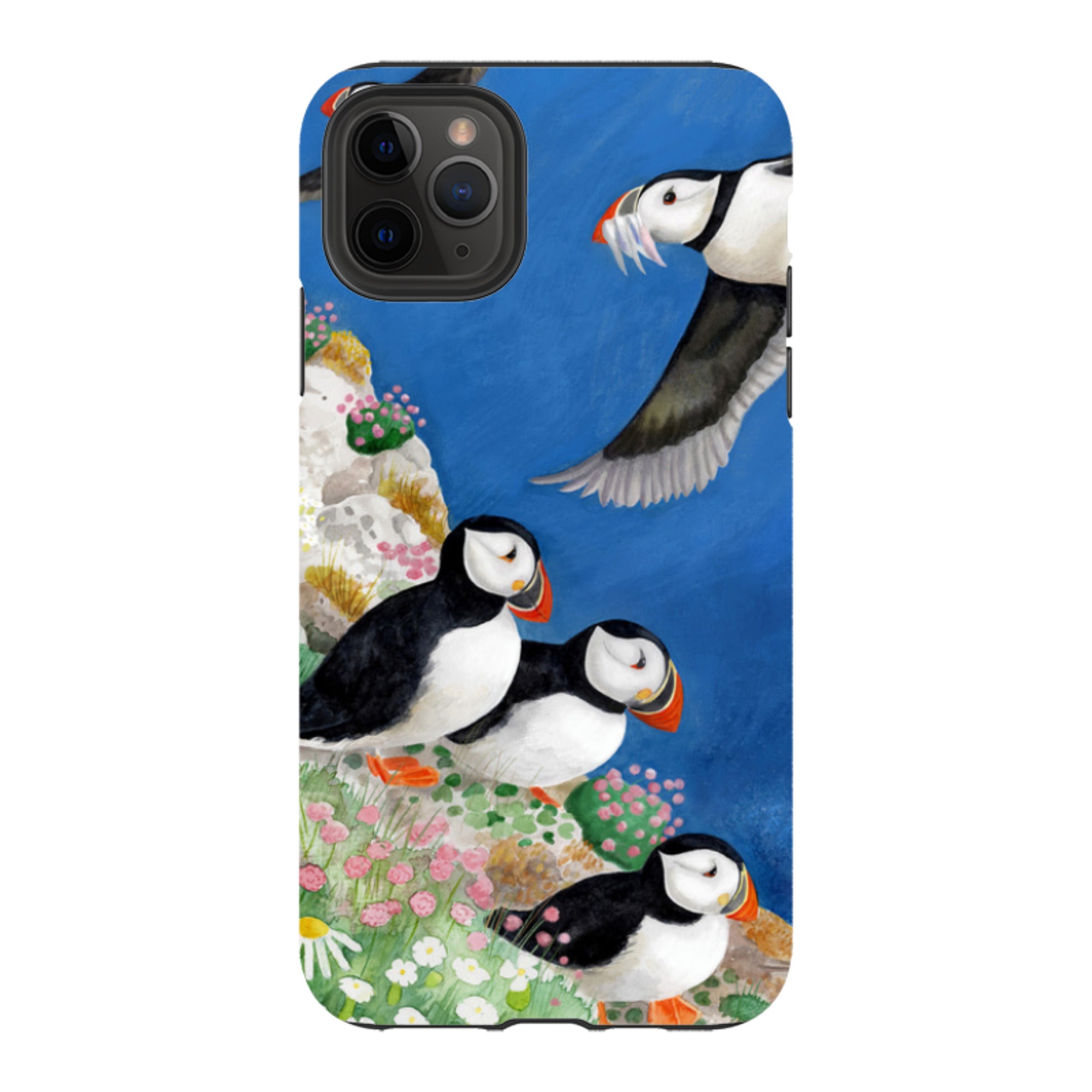 iPhone Tough Case - Puffins By Bex Parkin