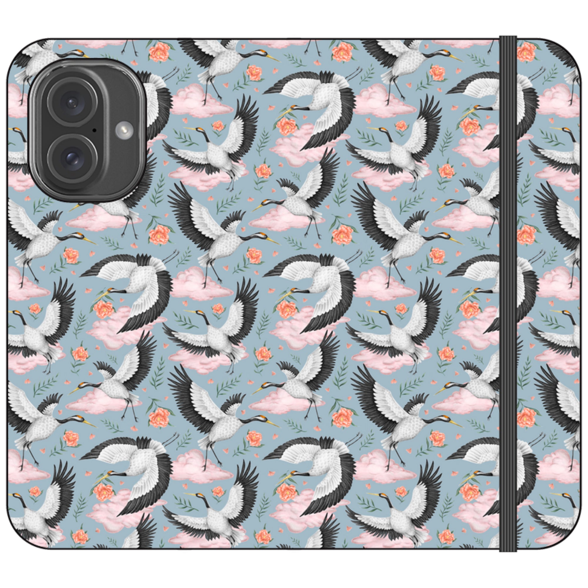 Flight of the Cranes Wallet Case By Catherine Rowe