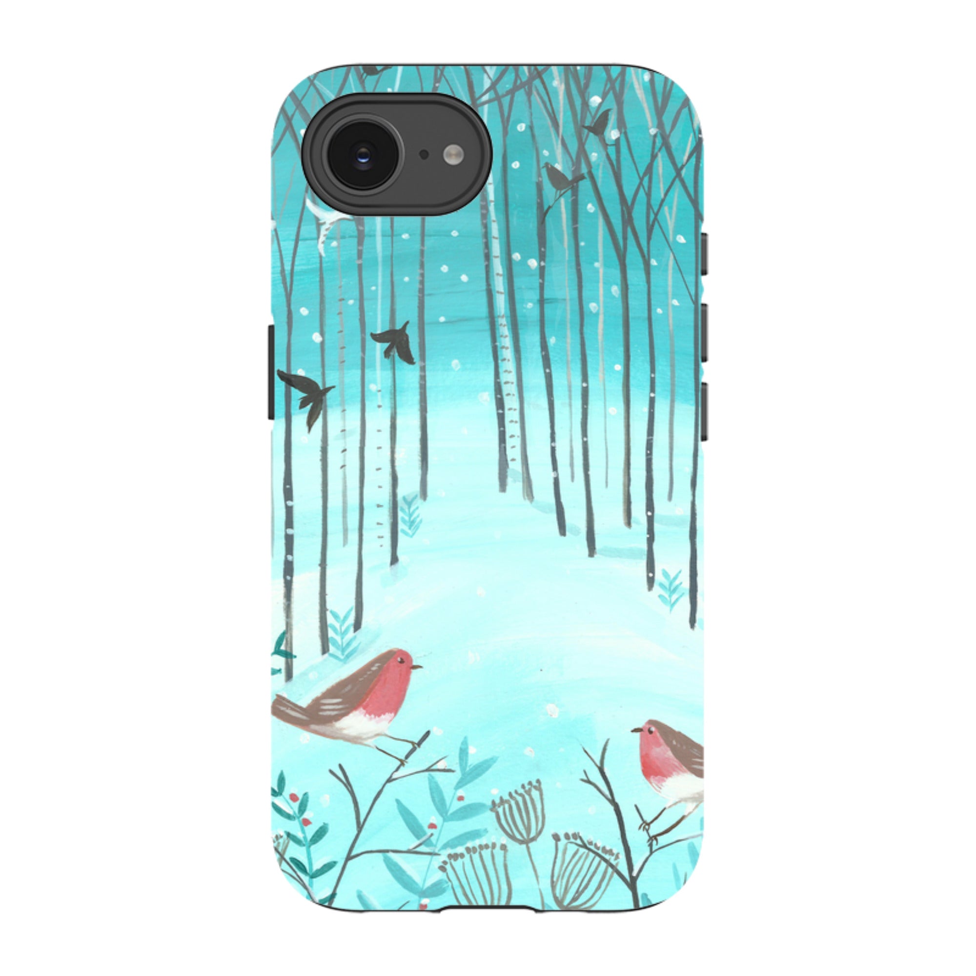 iPhone Tough Case - Winter Forest By Mary Stubberfield