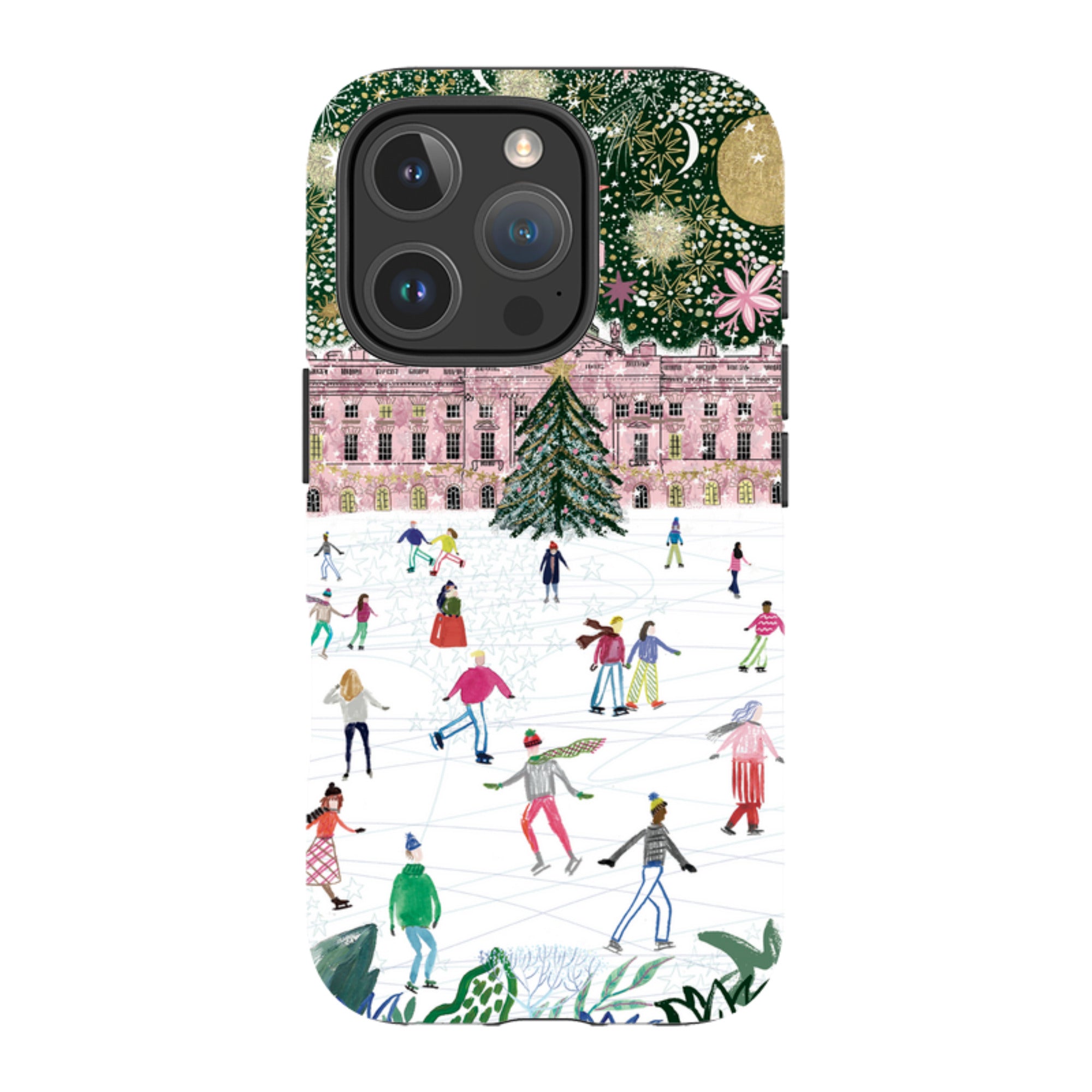 iPhone Tough Case - Skating At Somerset House By Emma Frances Grant