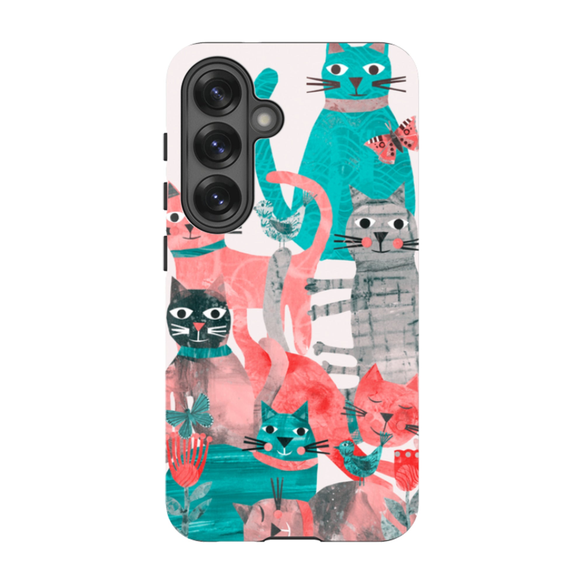Samsung Tough  Case - Cat Party II By Tracey English