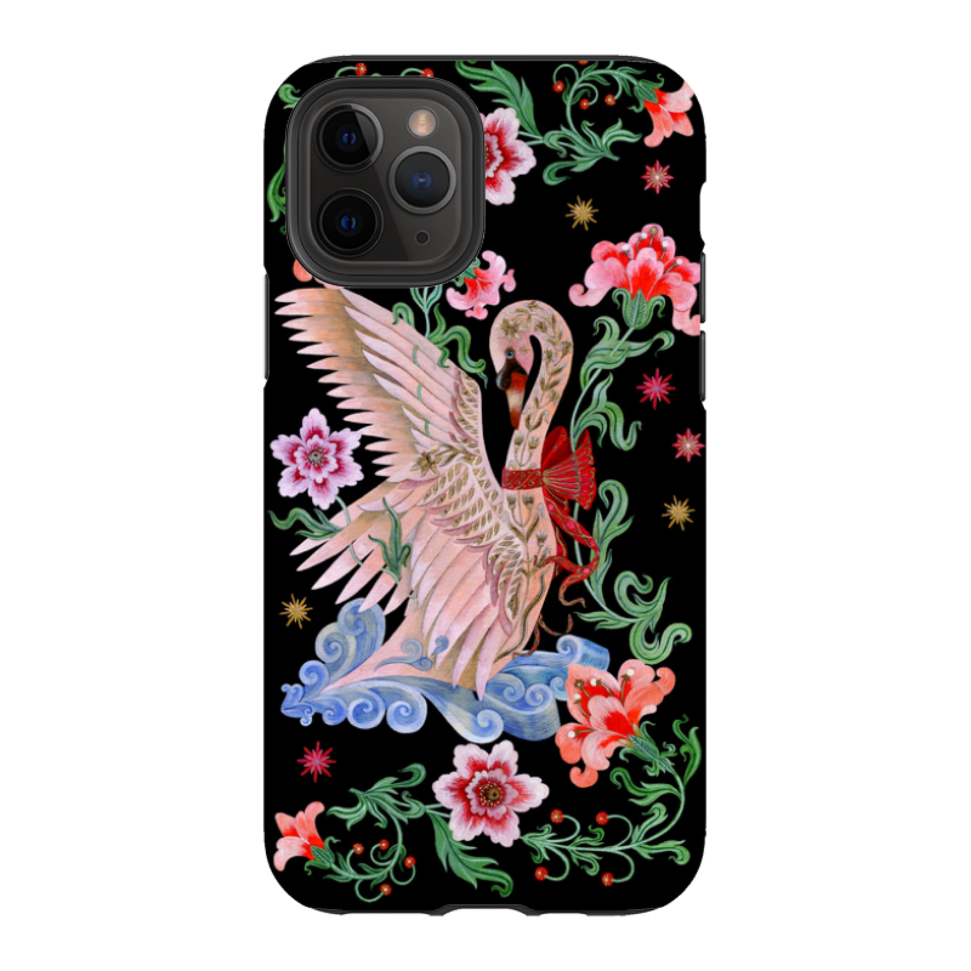 iPhone Tough  Case - Seven Swans A Swimming By Maria Matos