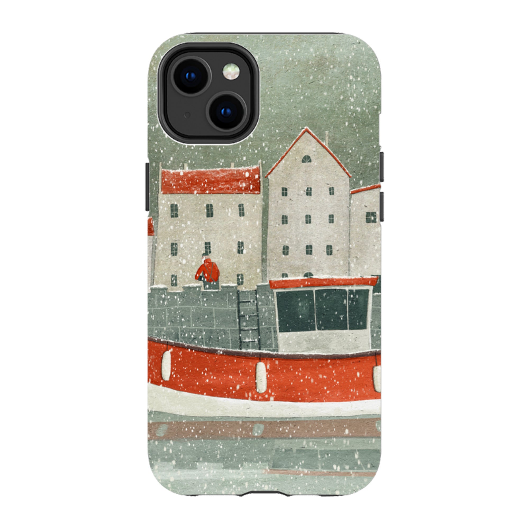 iPhone MagSafe Tough Case -  Christmas Harbour By Maja Lindberg