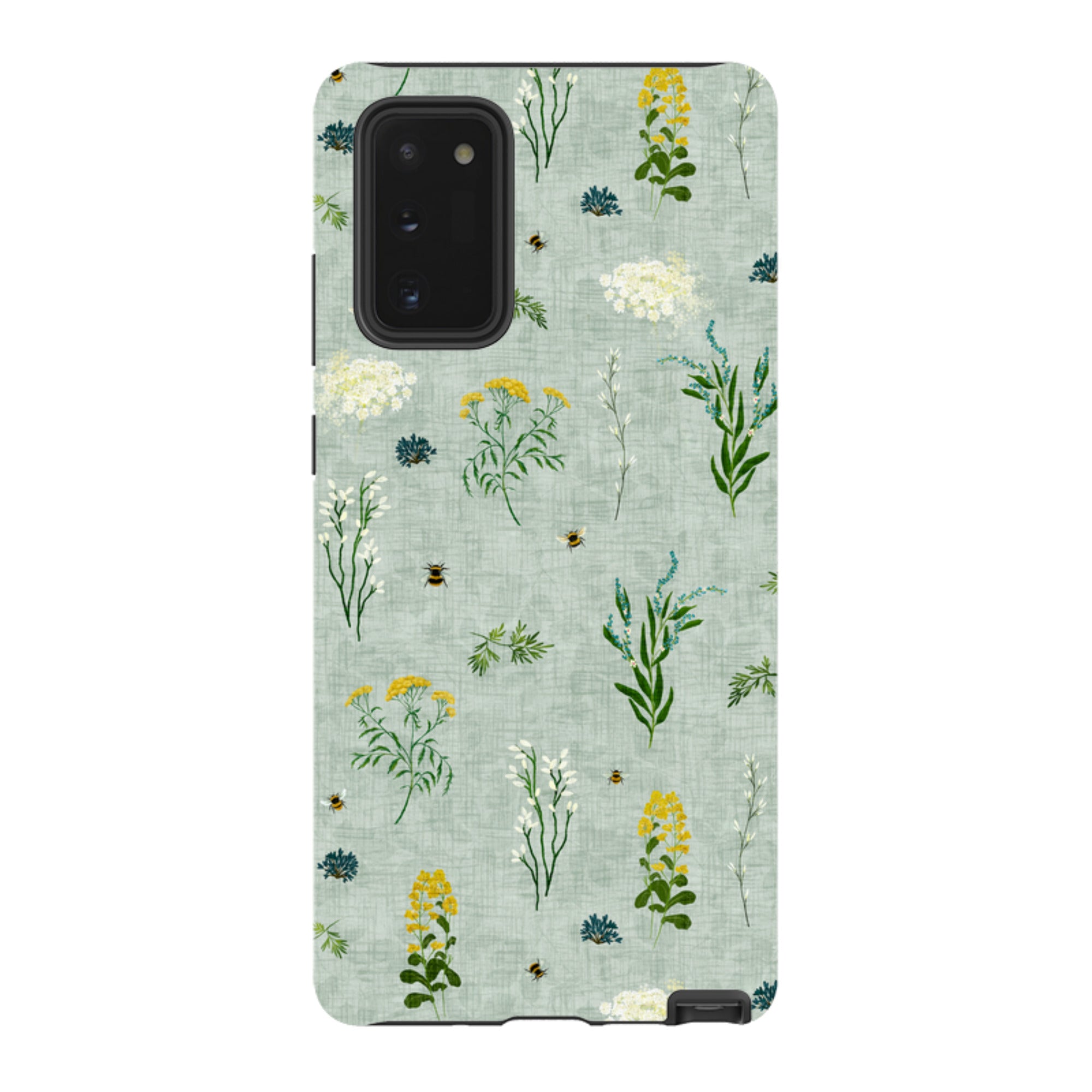 Samsung Tough  Case - Song Bird Florals and Bees By Katherine Quinn