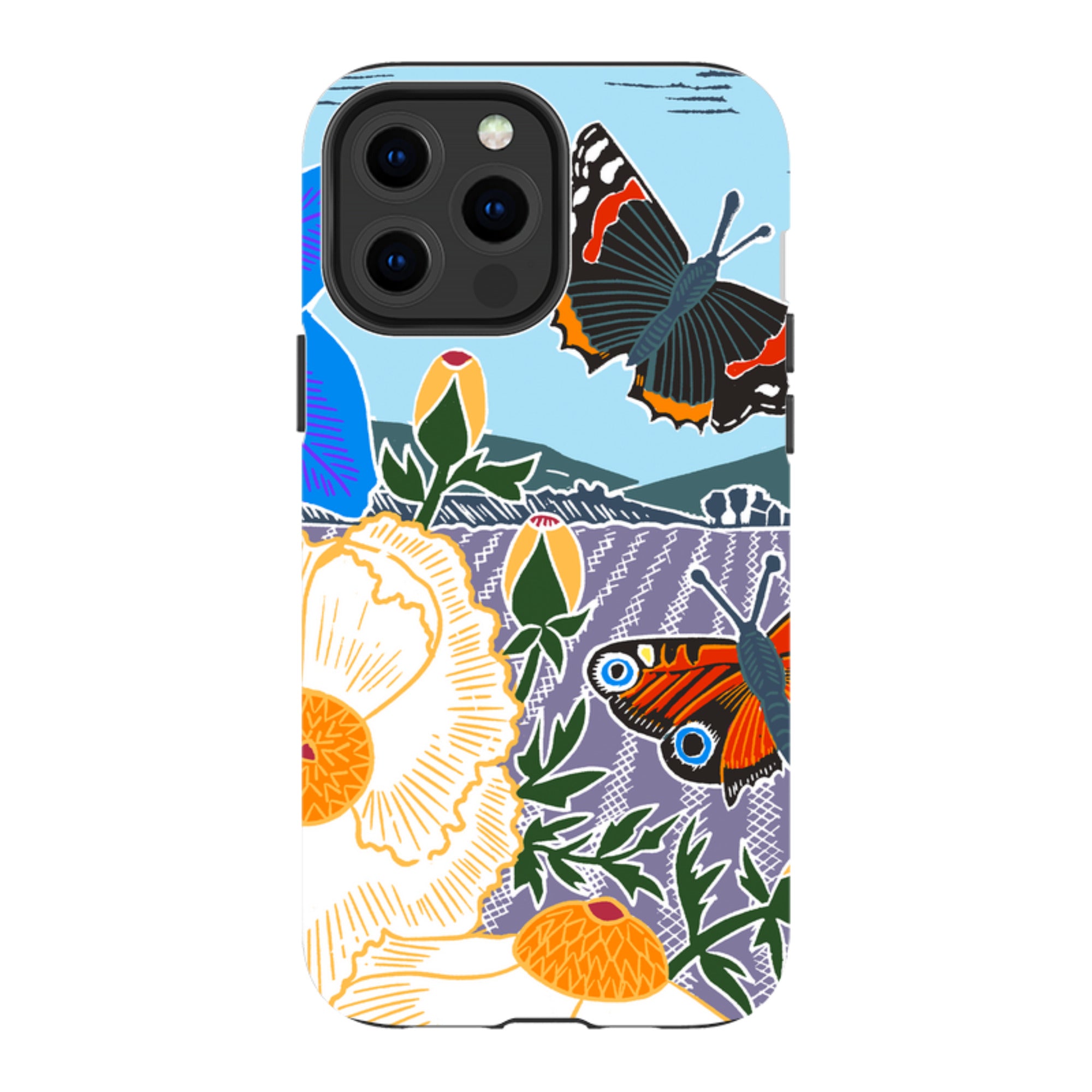 iPhone Tough Case - Bold Butterflies By Kate Heiss