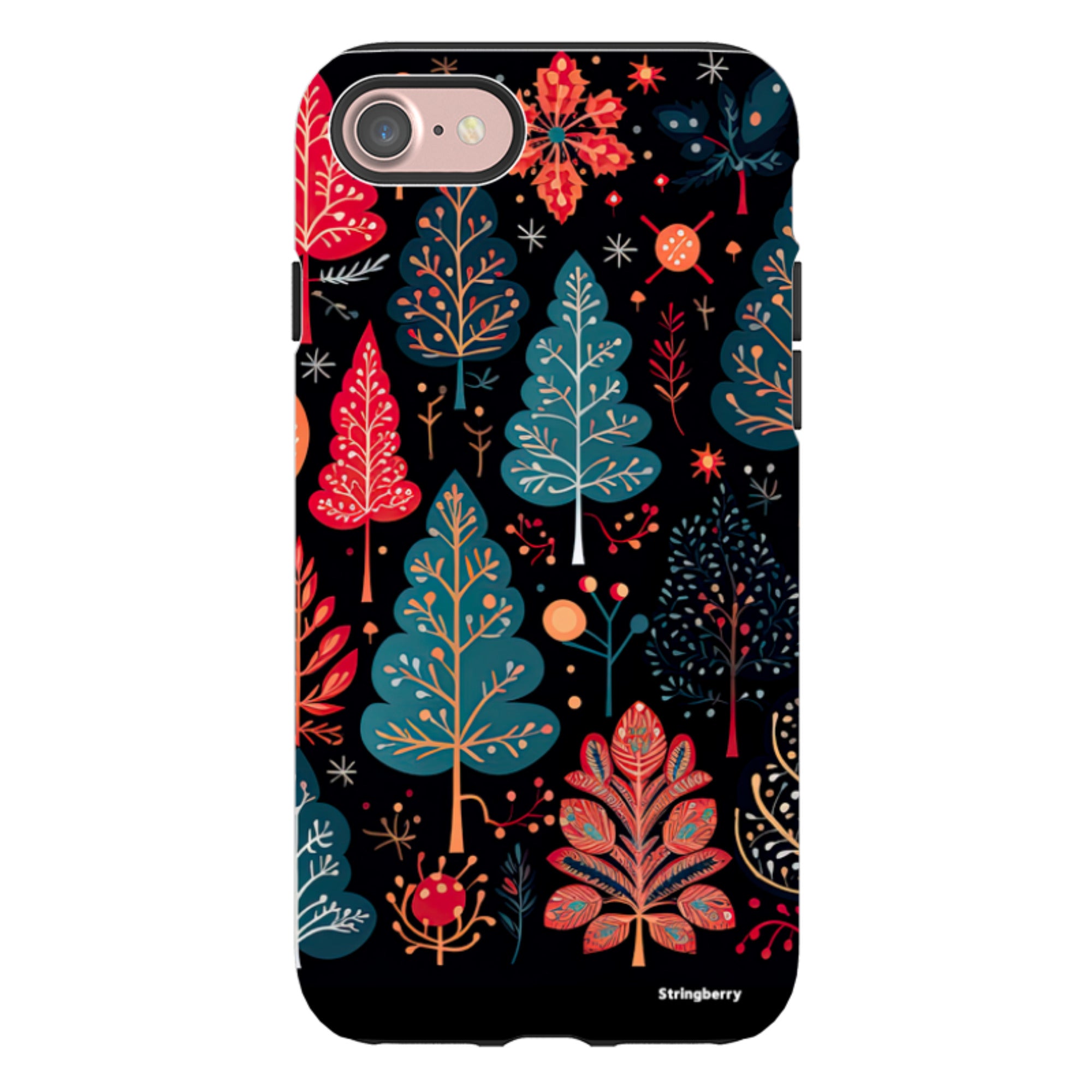 iPhone Tough Case - Dark Winter Forest