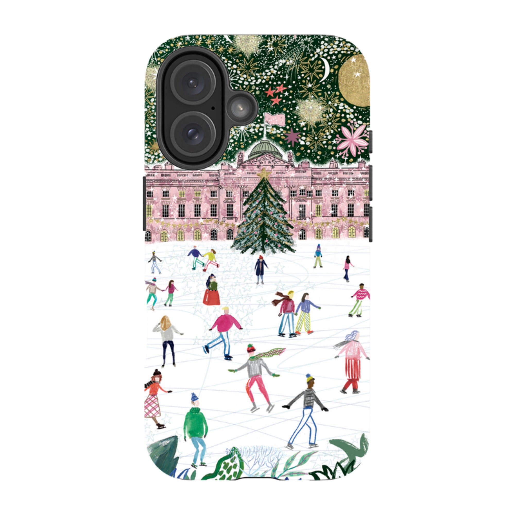 iPhone Tough Case - Skating At Somerset House By Emma Frances Grant