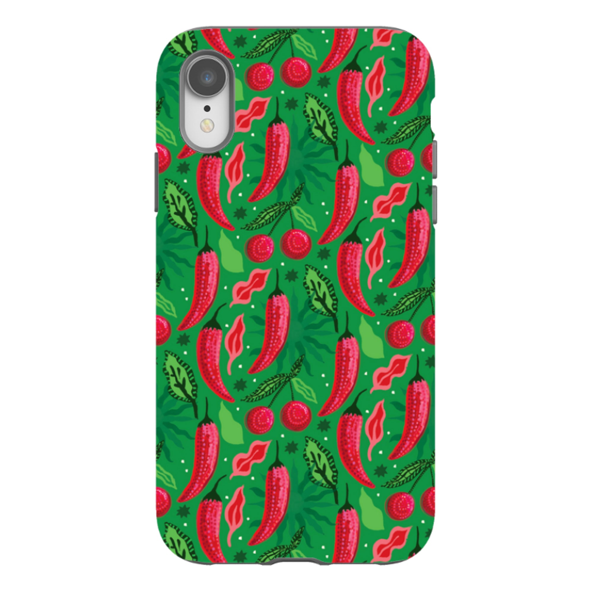iPhone Tough Case - Chilli Cherry By Emma Frances Grant