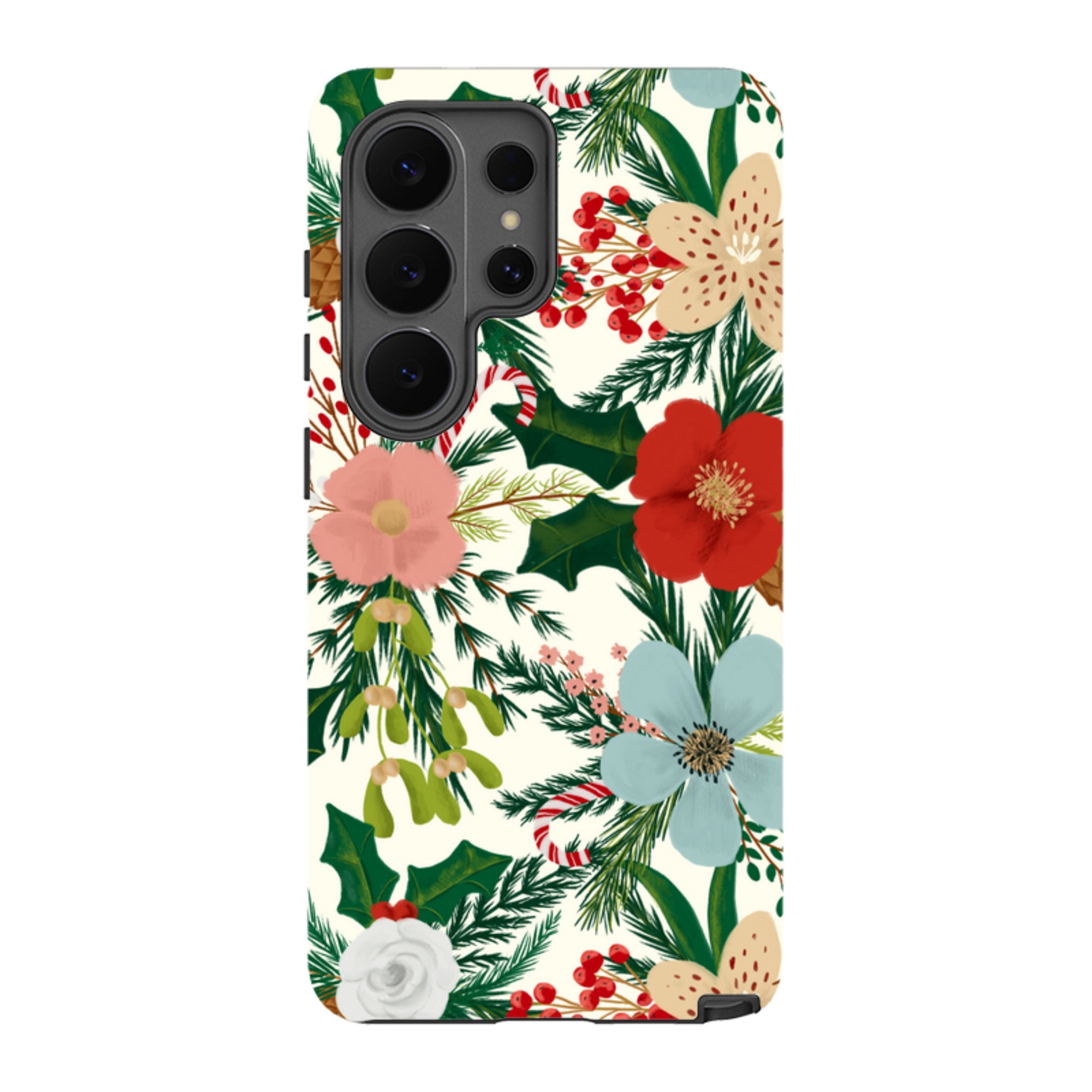 Samsung Tough Case - Christmas Florals By Abby Jacobs