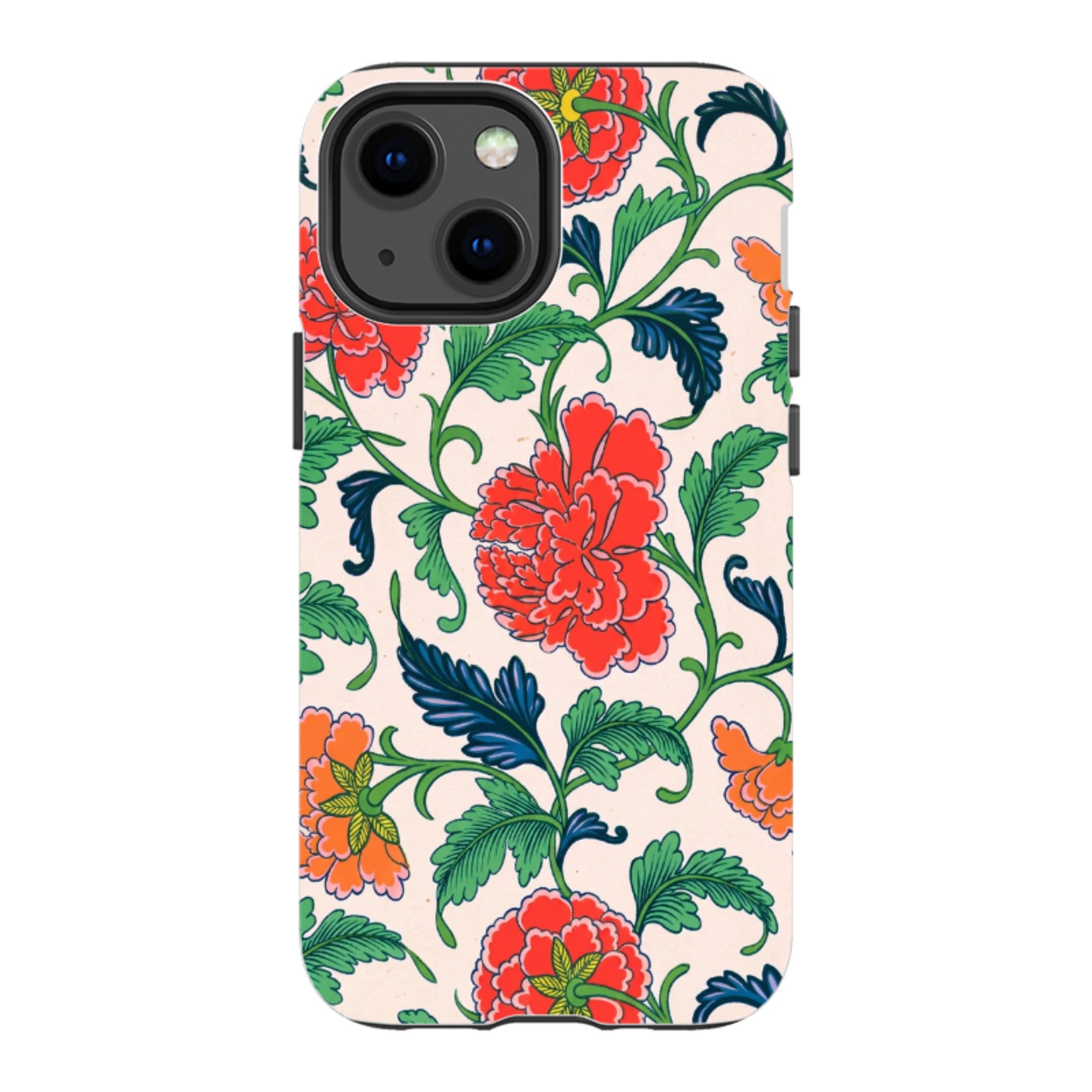iPhone Tough Case - Vintage Peony Floral