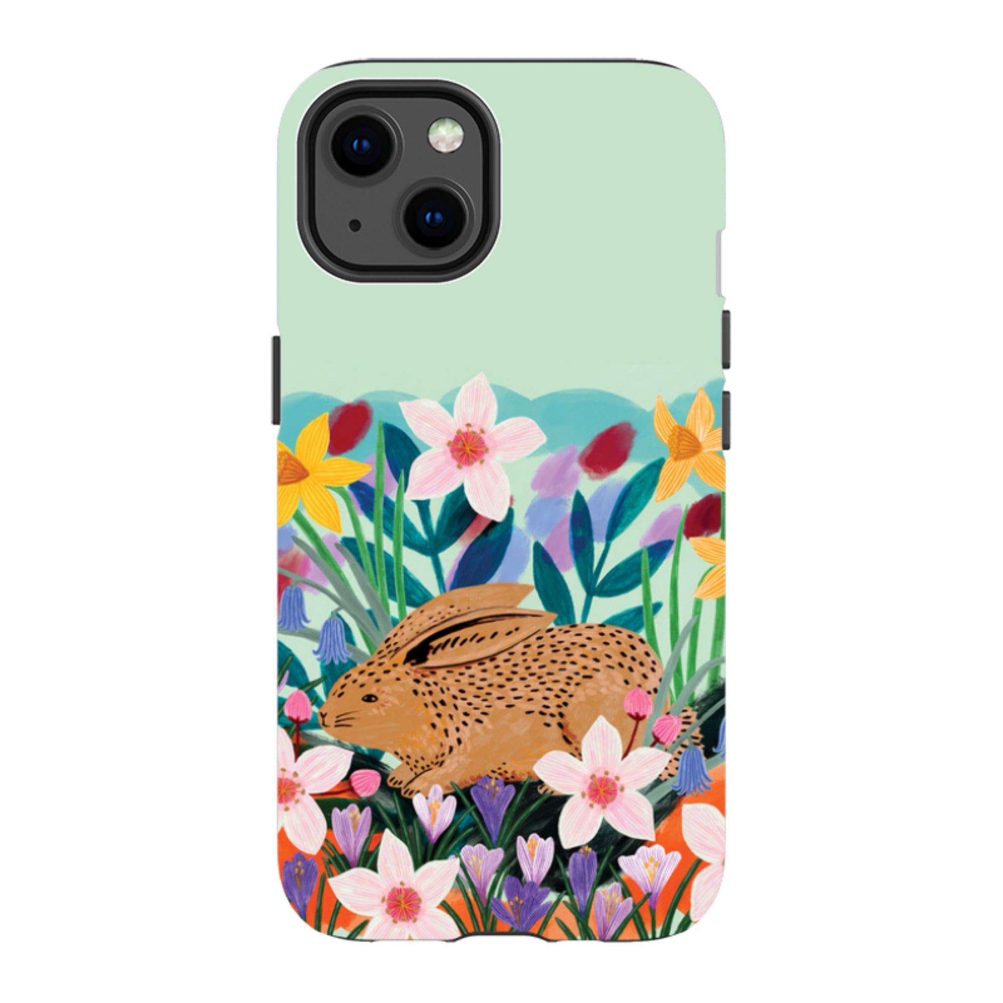 iPhone Tough Case - Spring Bunny By Lee Foster Wilson