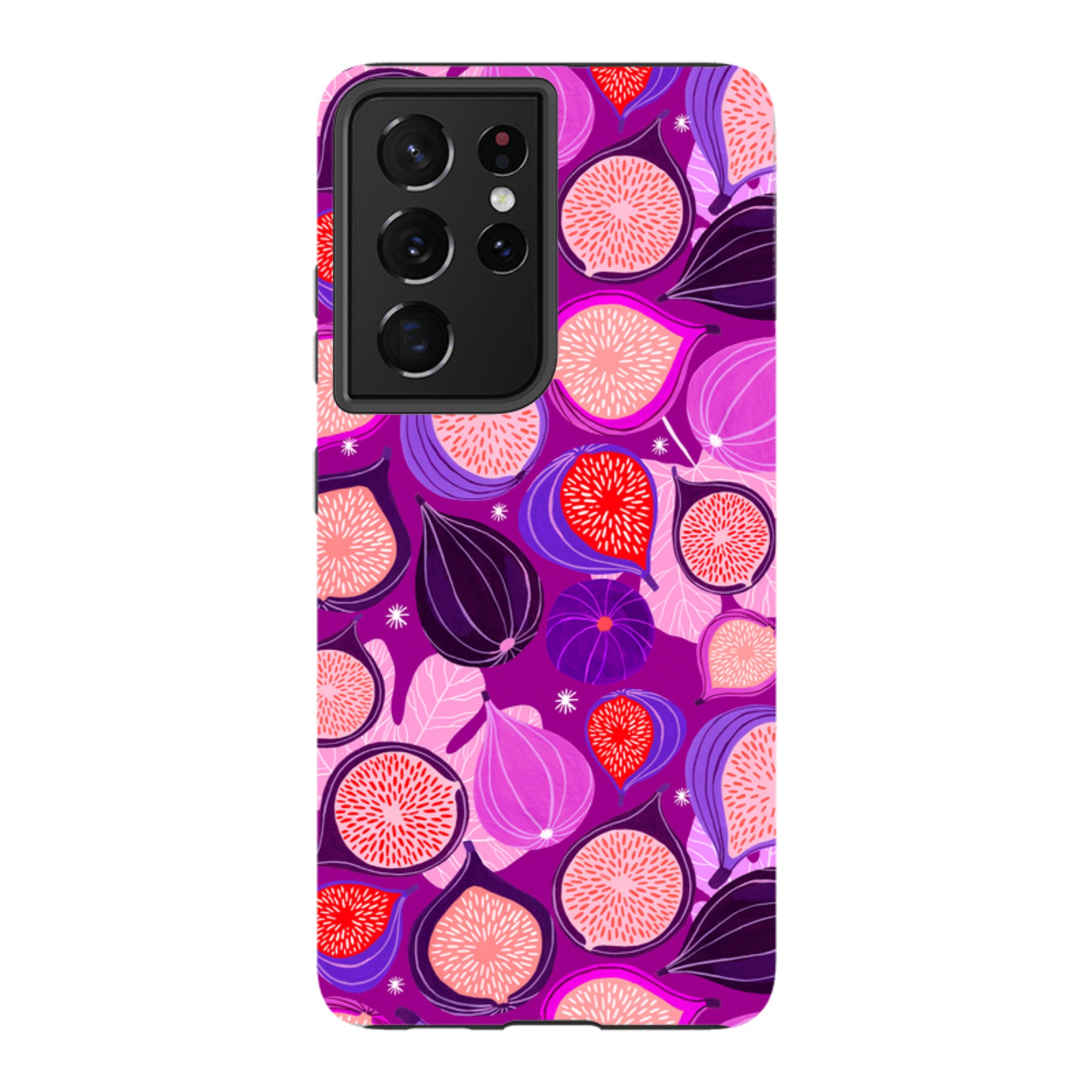 Samsung Tough Case - Ficolino Purple Pattern By Madalina Andronic