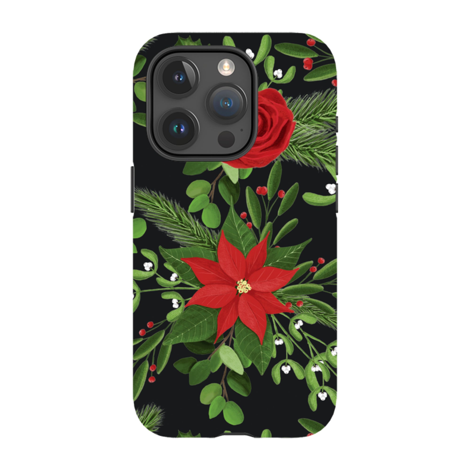 iPhone Tough Case - Black White Plaid By Abby Jacobs