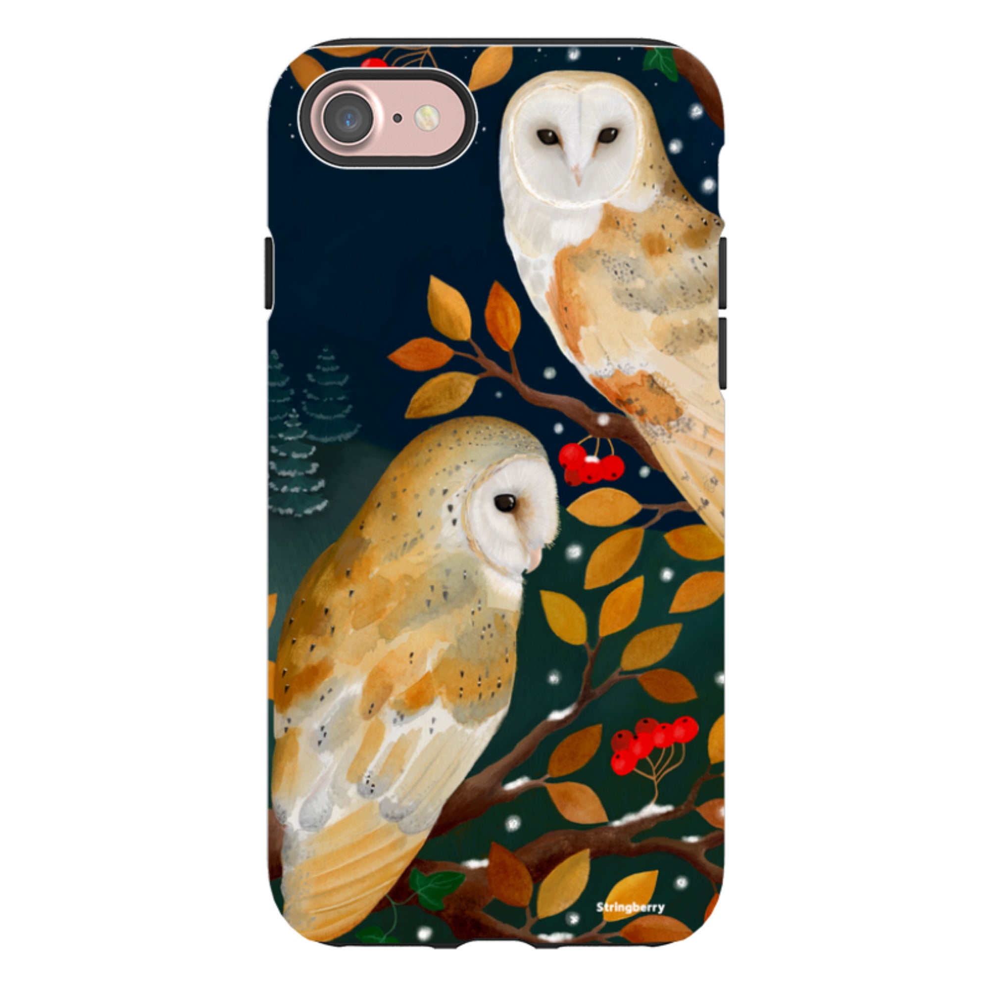 iPhone Tough Case - Autumn Owls By Bex Parkin
