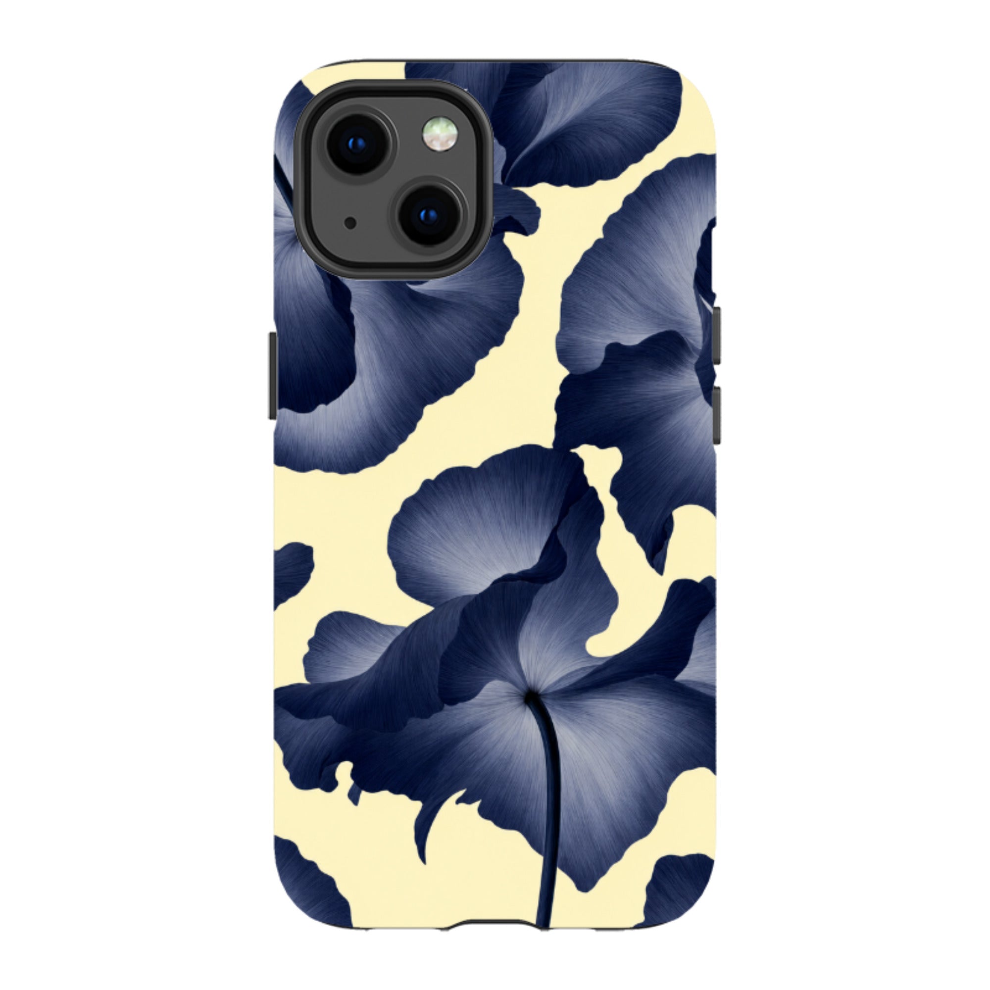 iPhone MagSafe Tough Case - Navy Blue Poppy