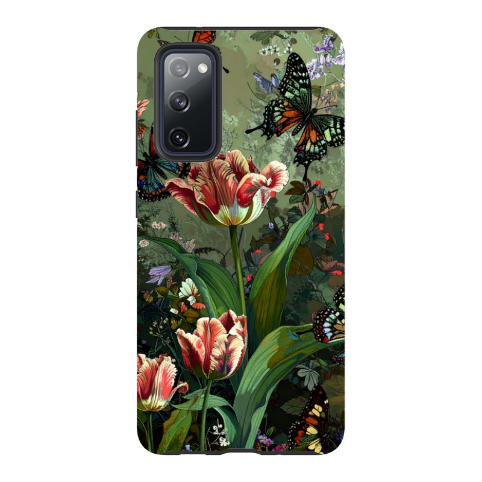 Samsung Tough Case - Green Vyne Butterflies