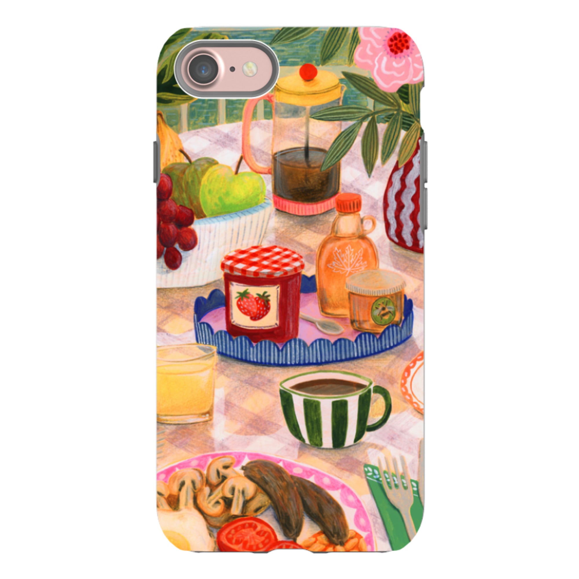 iPhone Tough Case - Holiday Breakfast By Lee Foster Wilson