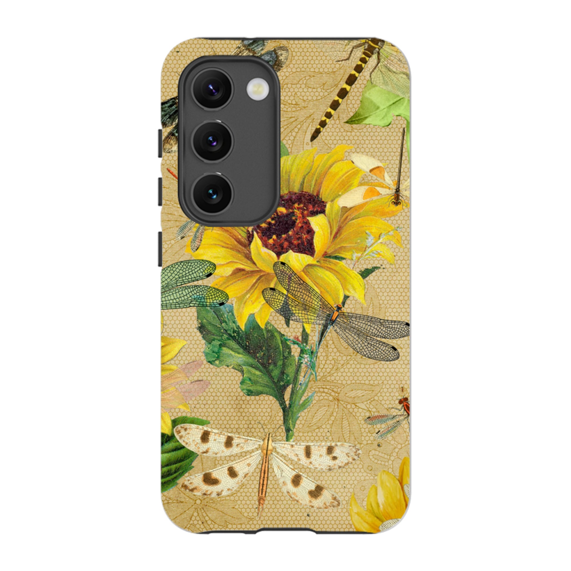 Samsung Tough Case - Dragonflies And Sunflowers