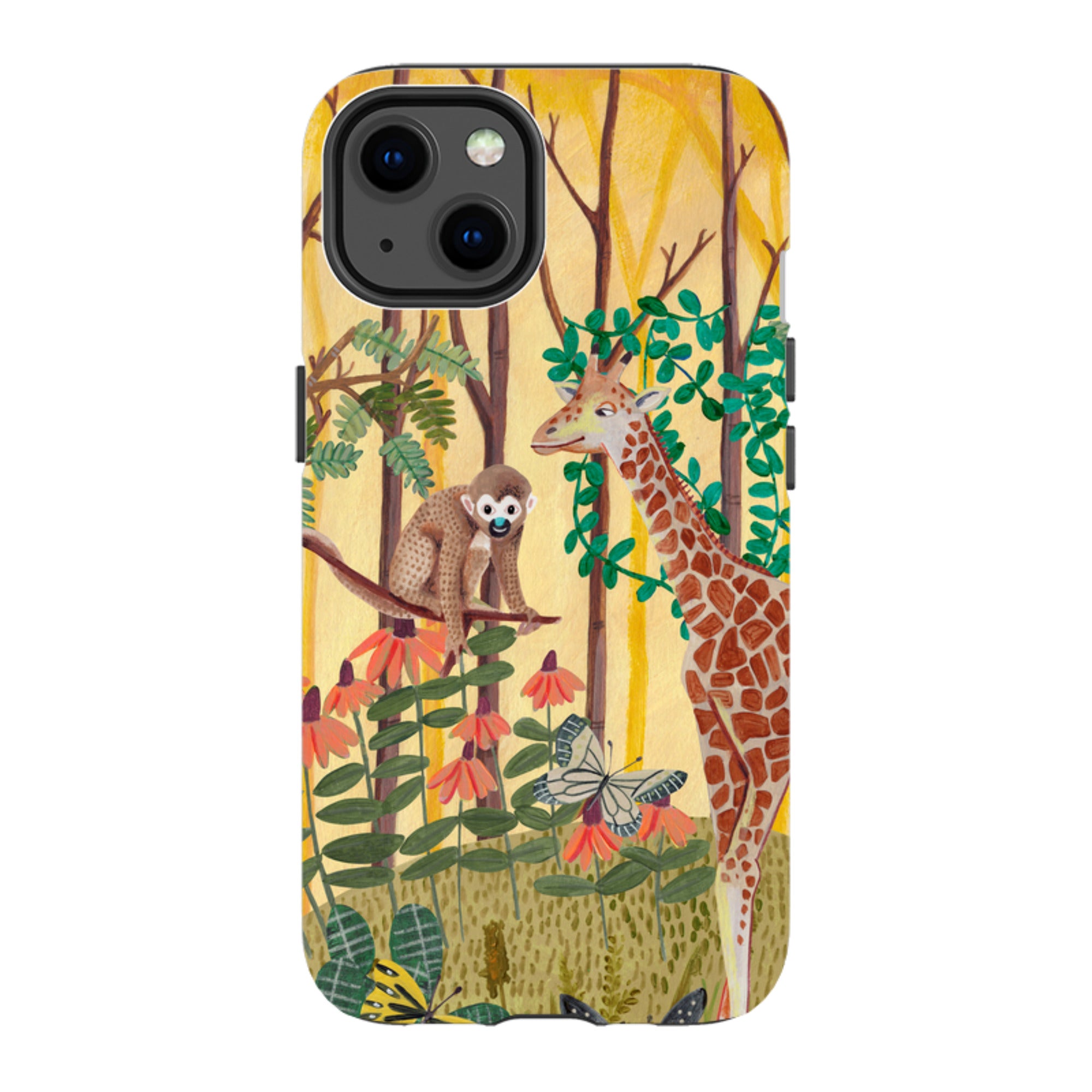 iPhone Tough Case - Giraffe By Caroline Bonne Muller