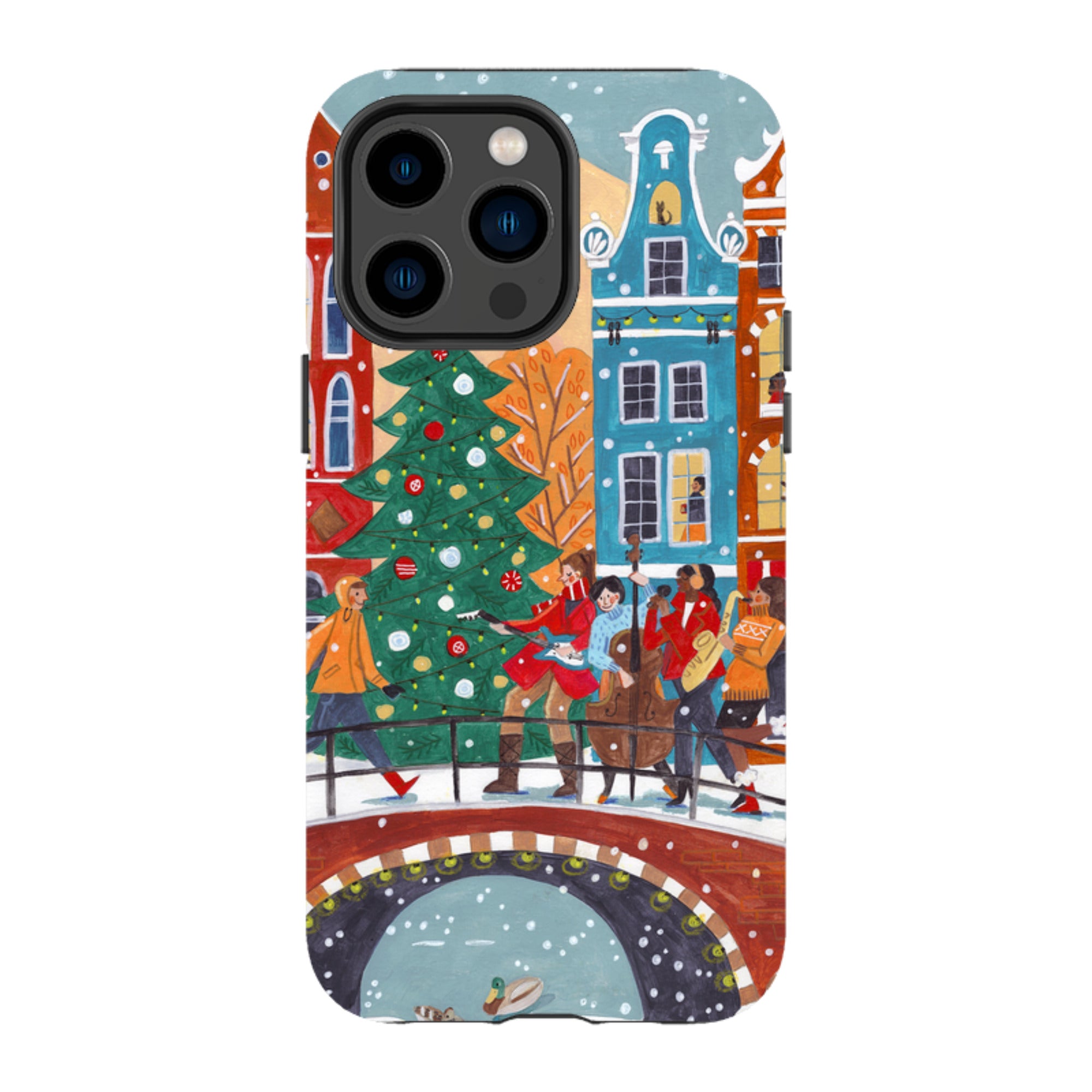 iPhone MagSafe Tough Case - Christmas Music Amsterdam By Caroline Bonne Muller