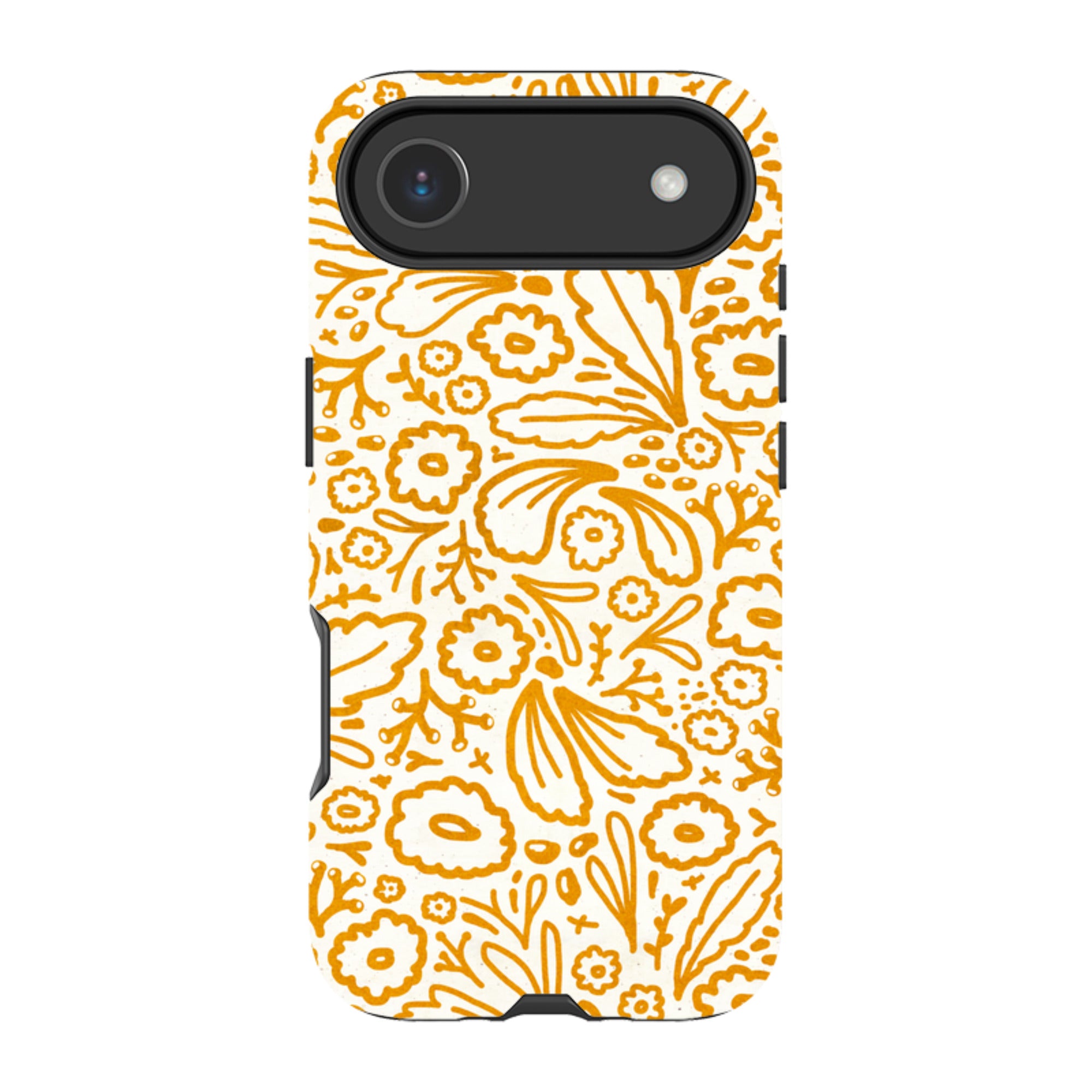 iPhone Tough Case - Wind Fall Mustard By Katherine Quinn