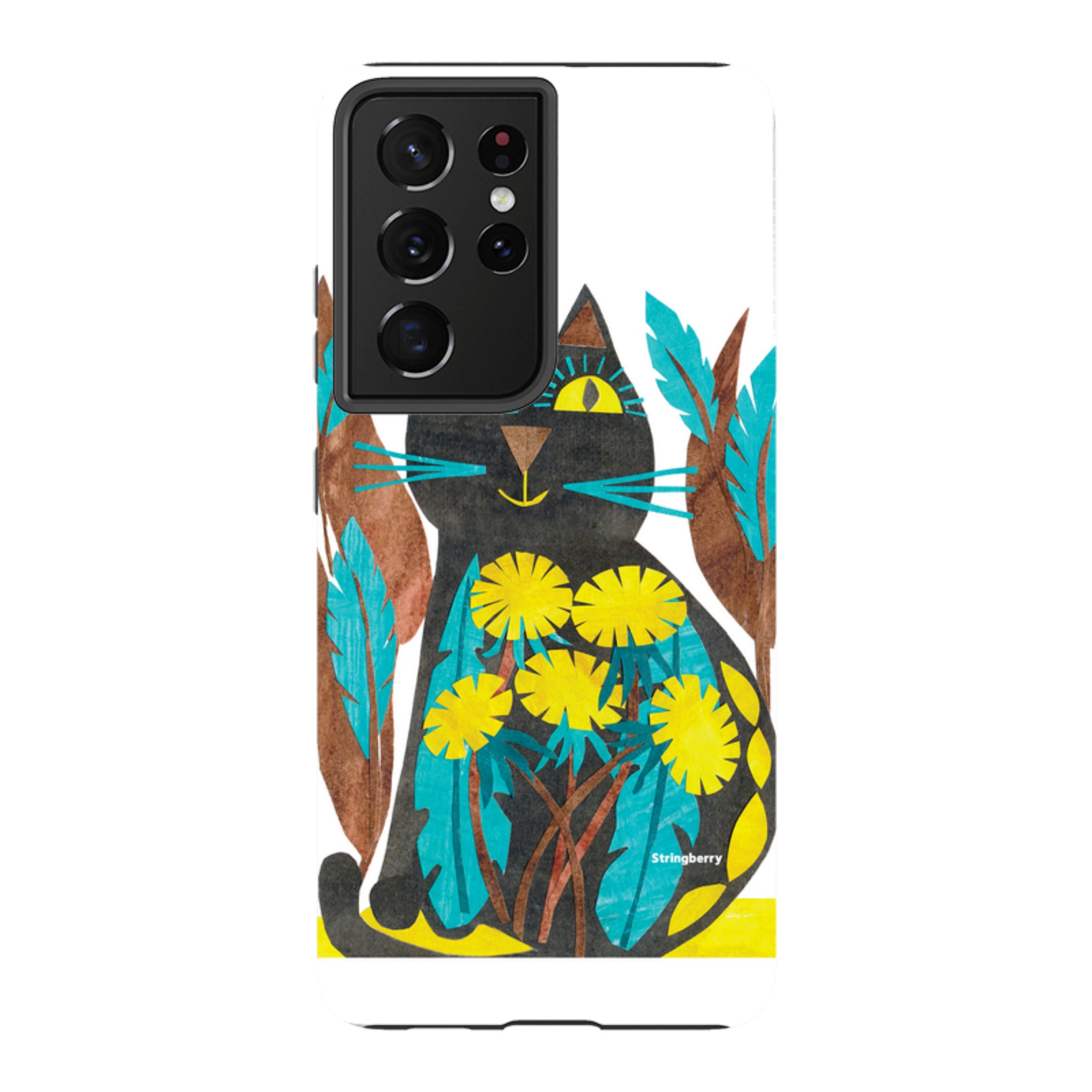Samsung Tough Case - Folk Cat By Tracey English