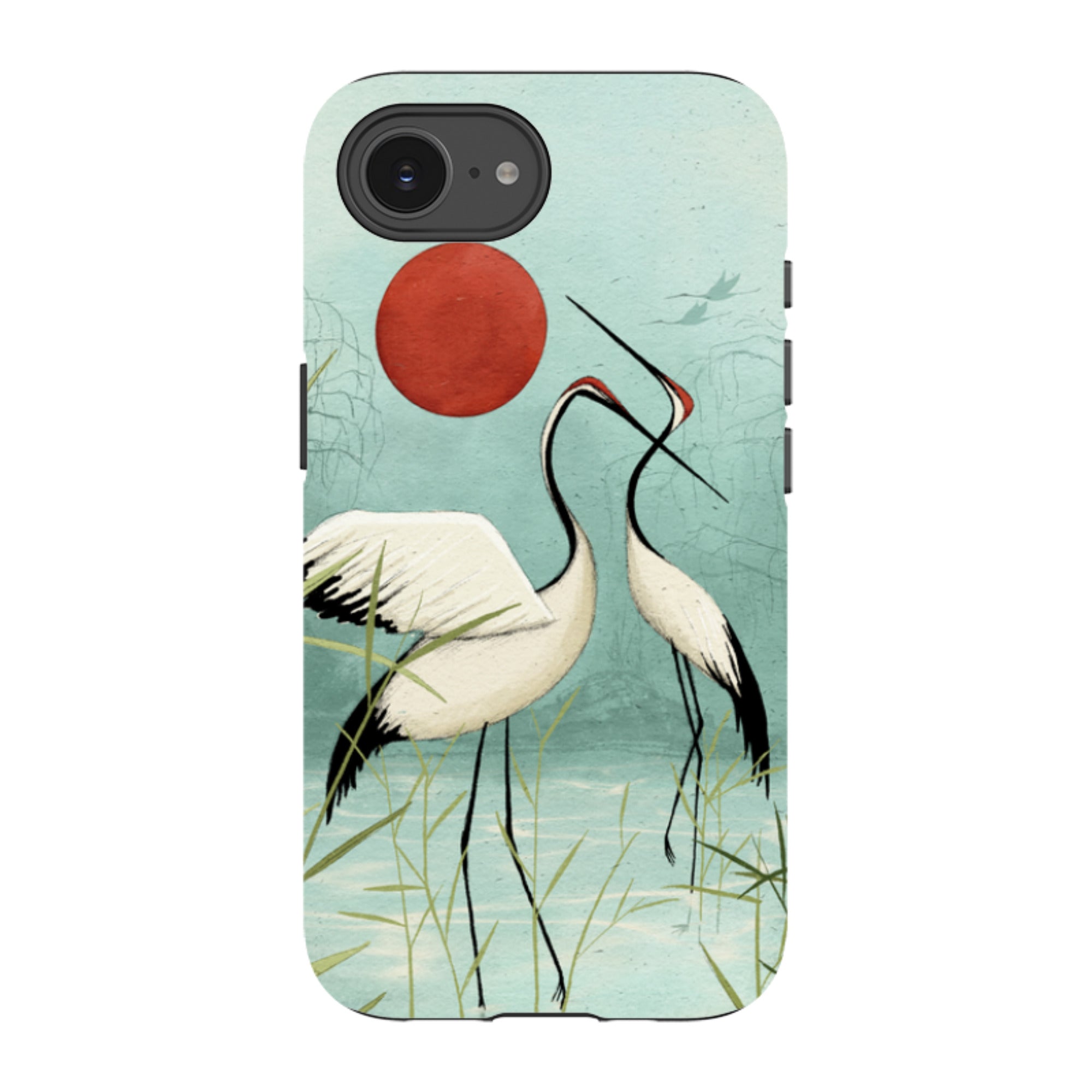 iPhone Tough Case - Cranes By Maja Lindberg