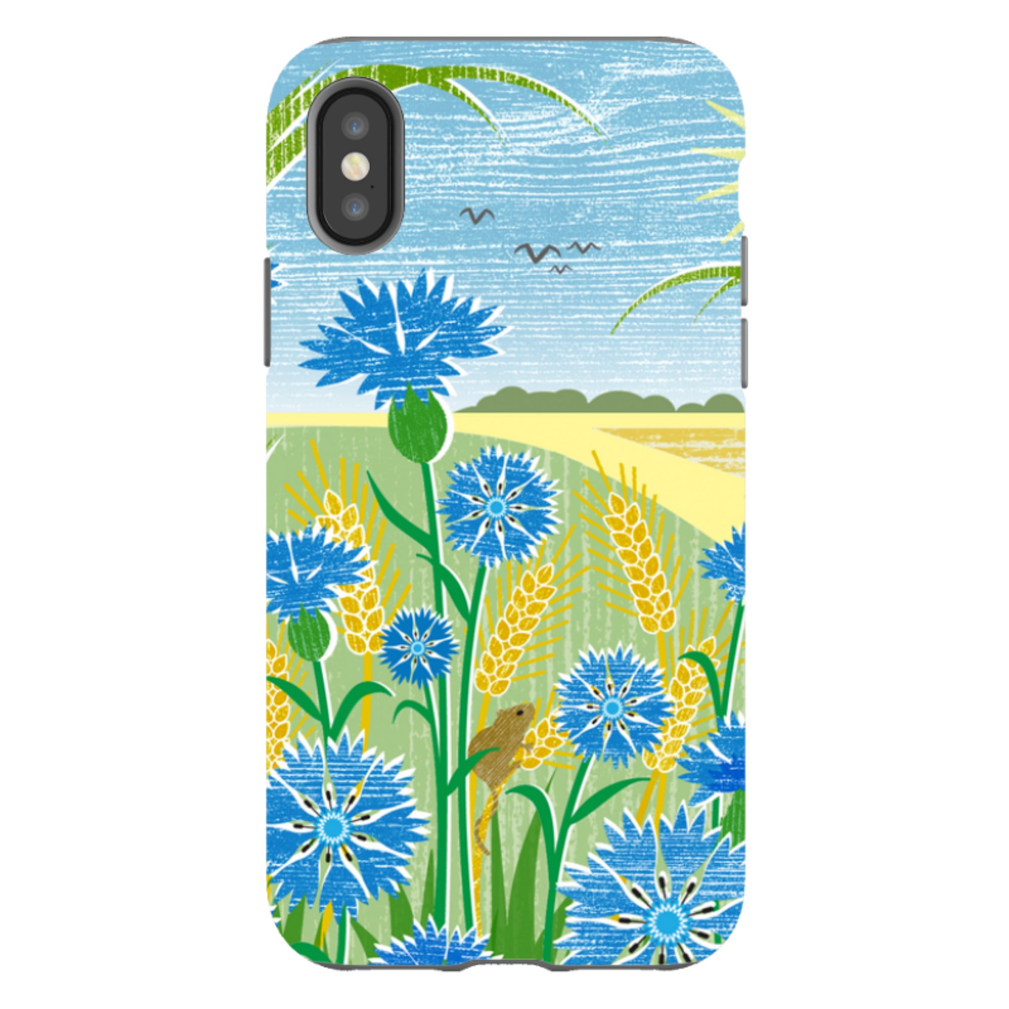 iPhone Tough Case - Cornflowers By Liane Payne