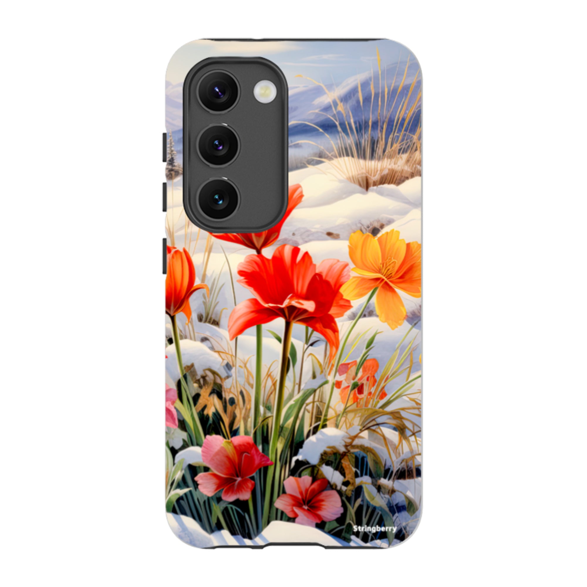 Samsung Tough Case - Winter Wild Flowers III
